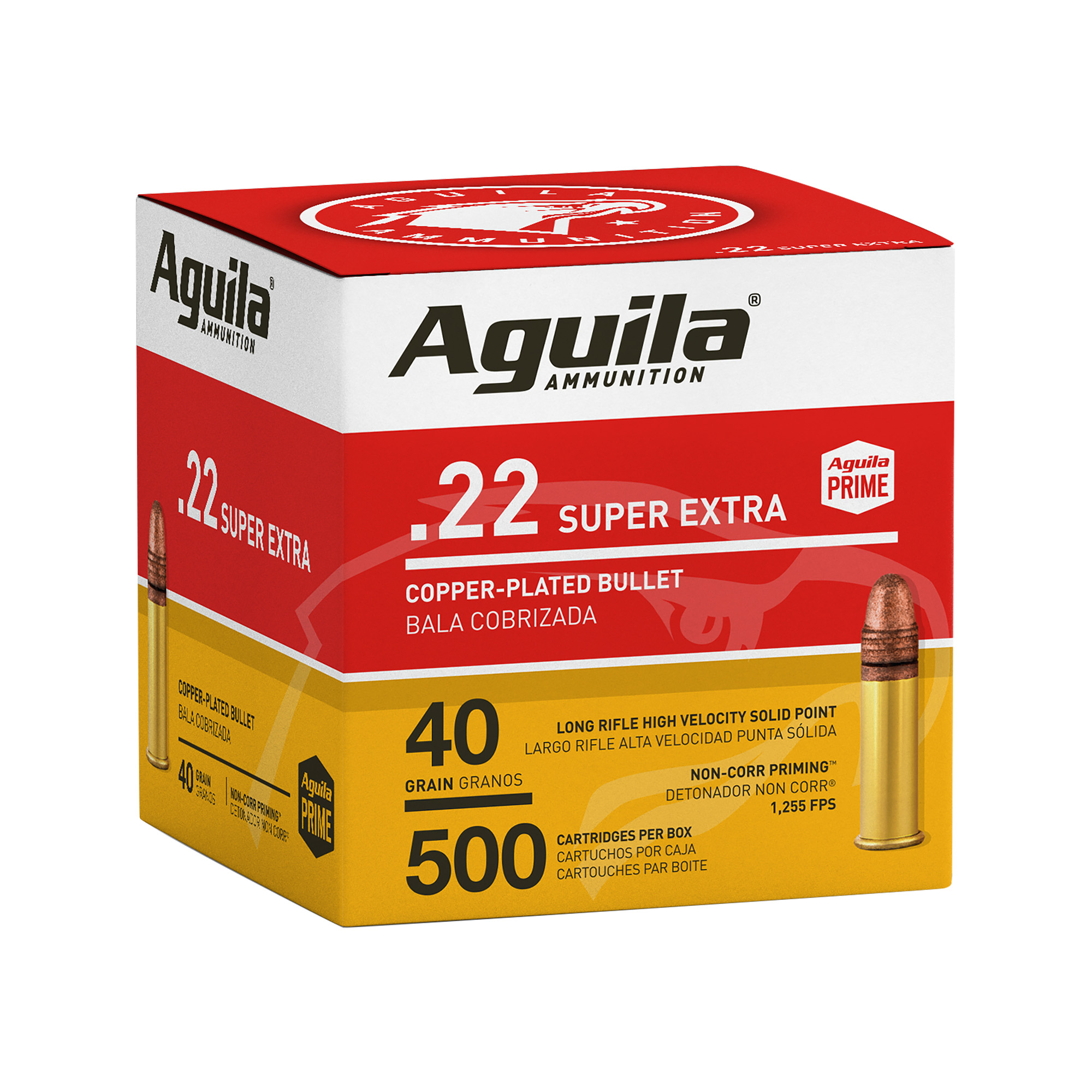 Aguila 22 LR HV 40 Grain 500/2000 bulk ammo product image