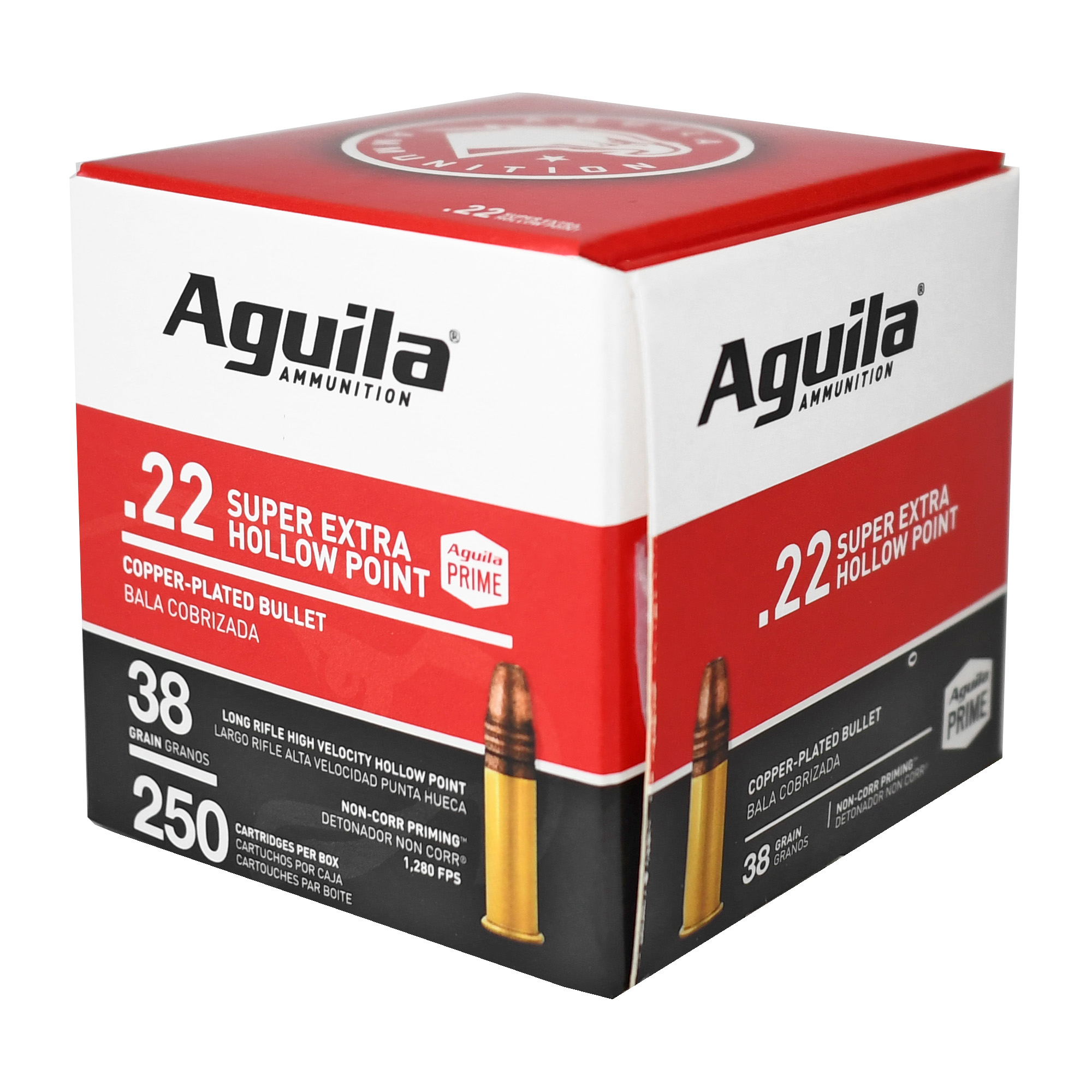 Aguila 22 LR HV HP 38 Grain 250 Pack bulk ammo product image