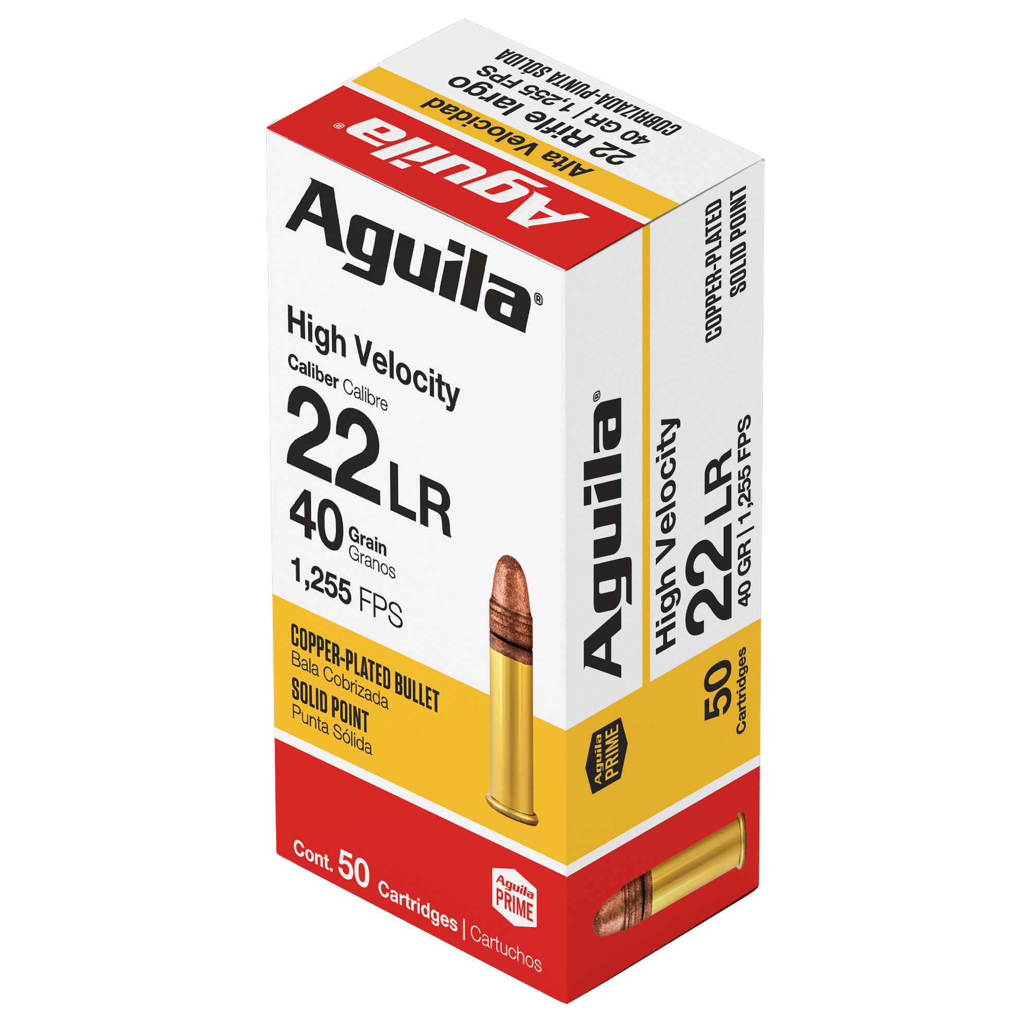Aguila 22 LR HV SP 40 Grain 50/2000 bulk ammo product image