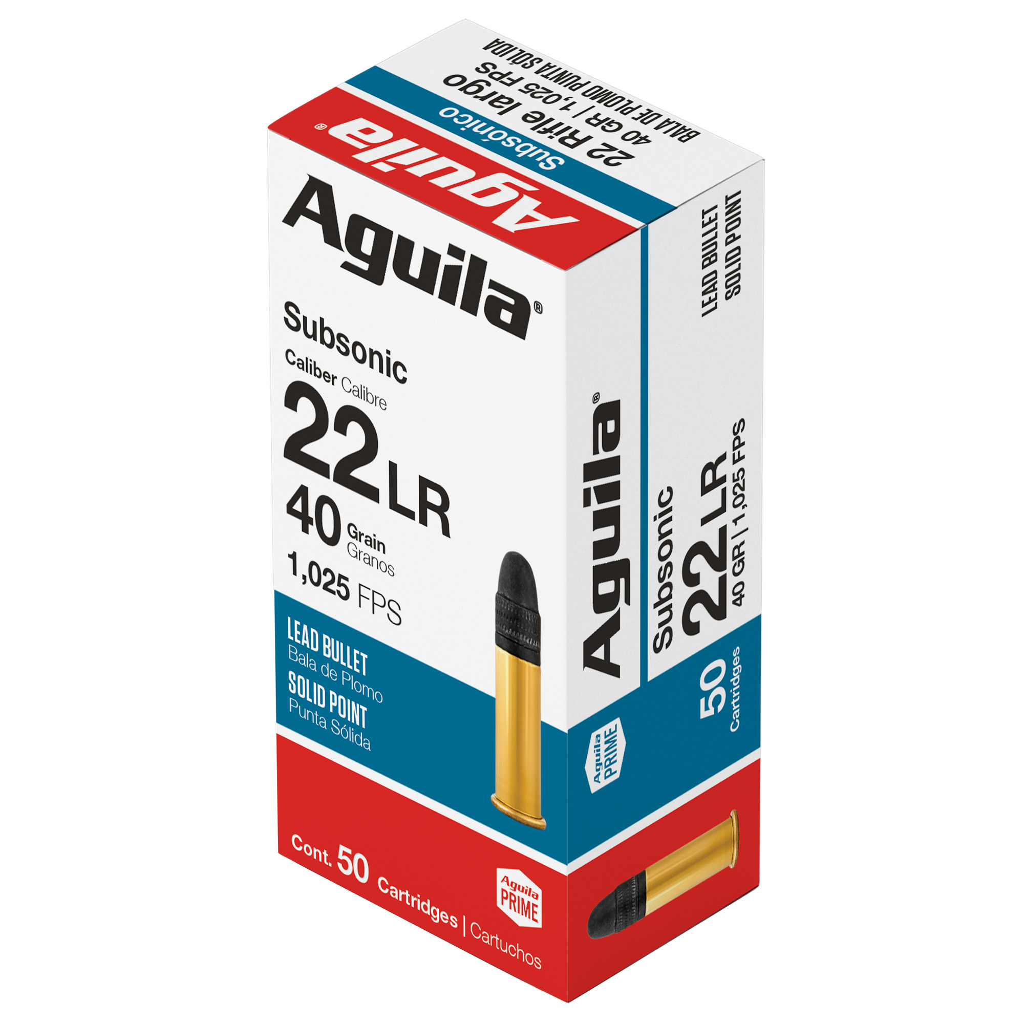 Aguila 22 LR Subsonic 40 Grain 50/1000 bulk ammo product image