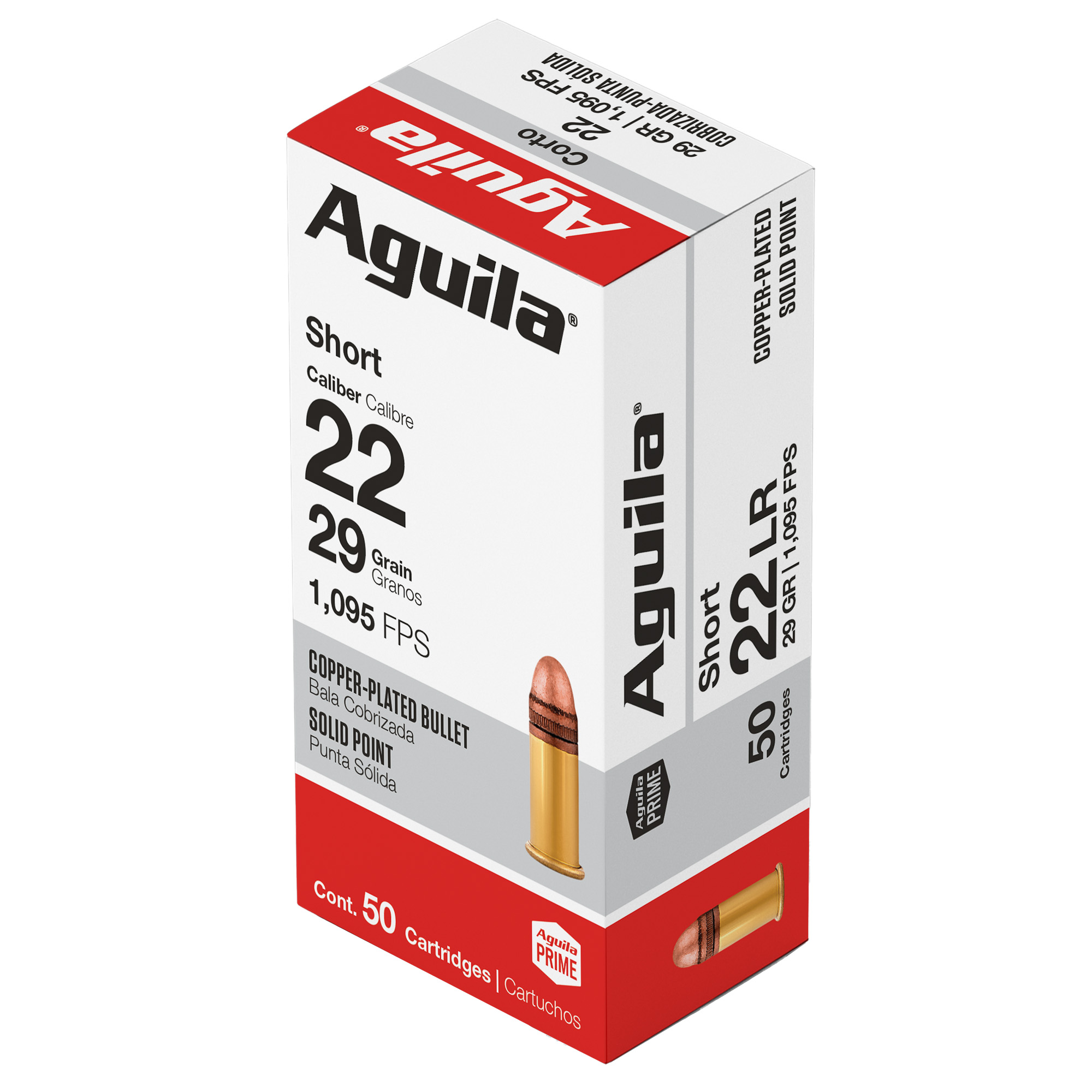 Aguila 22 Short HV 29 Grain 50/1000 bulk ammo product image