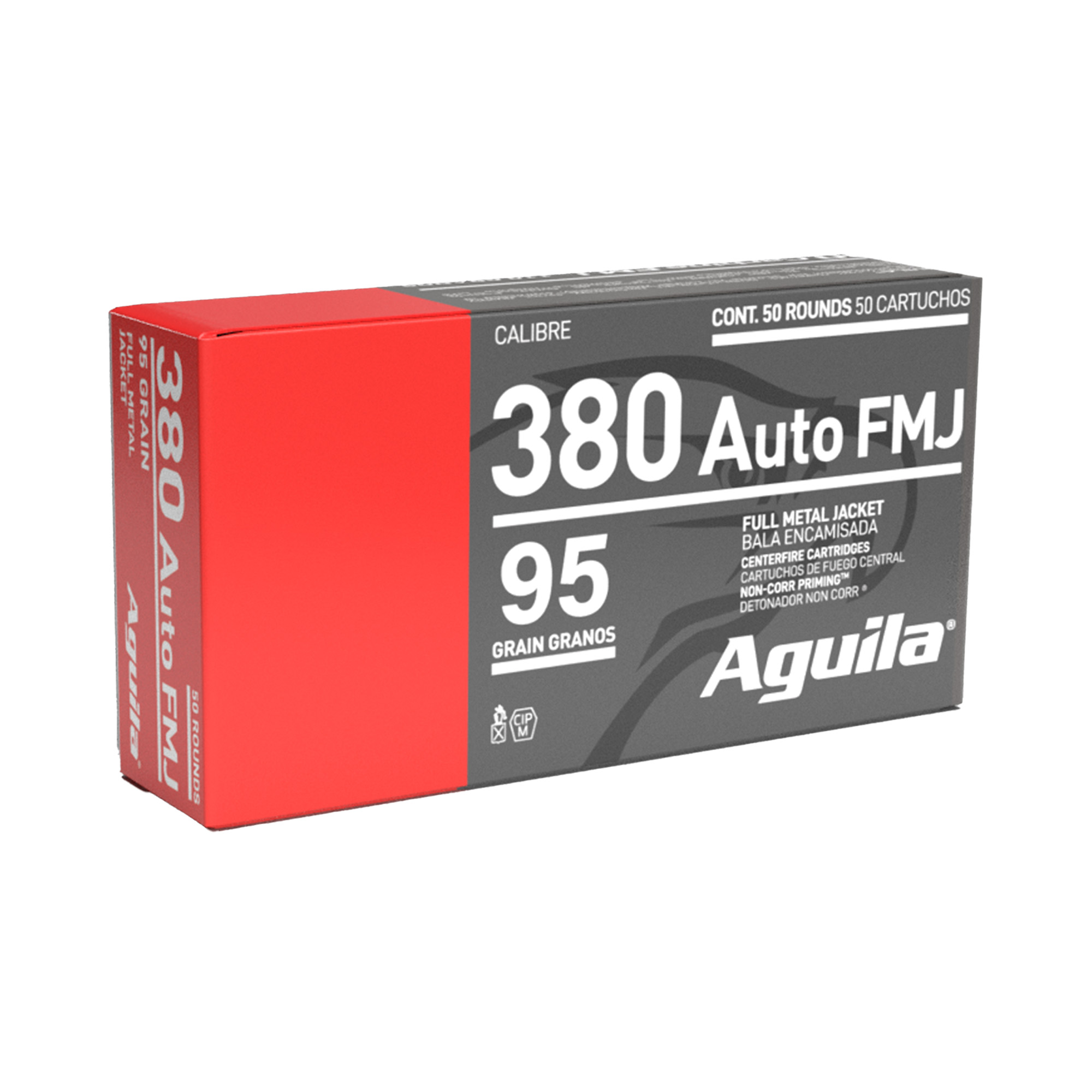 Aguila 380 ACP 95 Grain FMJ 50/1000 bulk ammo product image