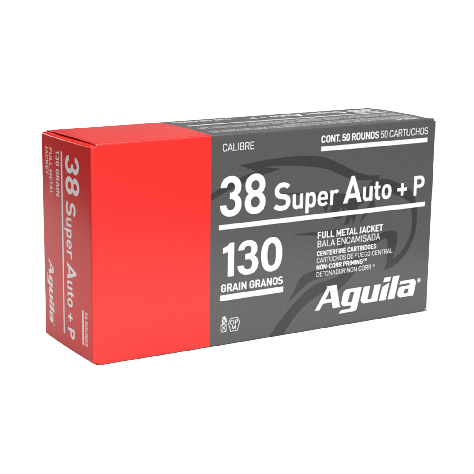Aguila 38super +P 130 Grain 50/1000 bulk ammo product image