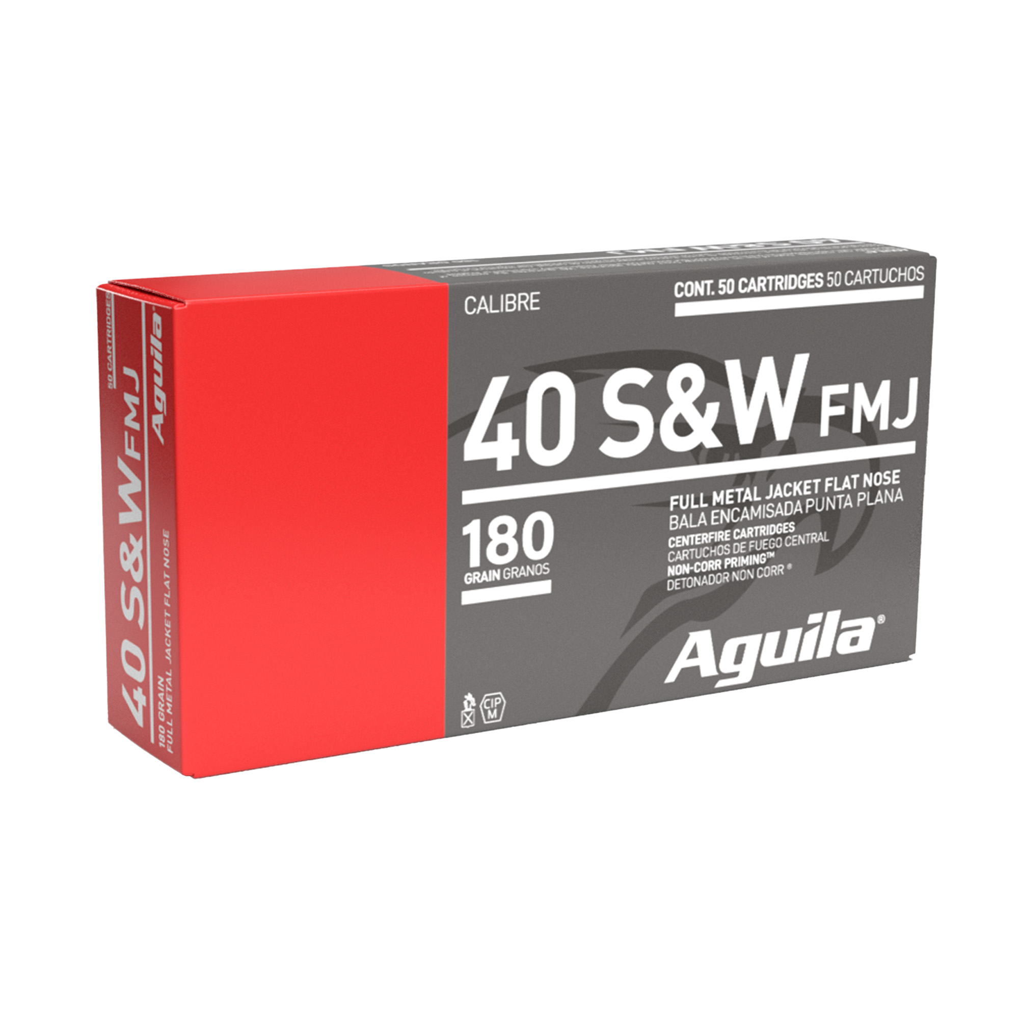 Aguila 40sw 180 Grain FMJ 50/1000 bulk ammo product image