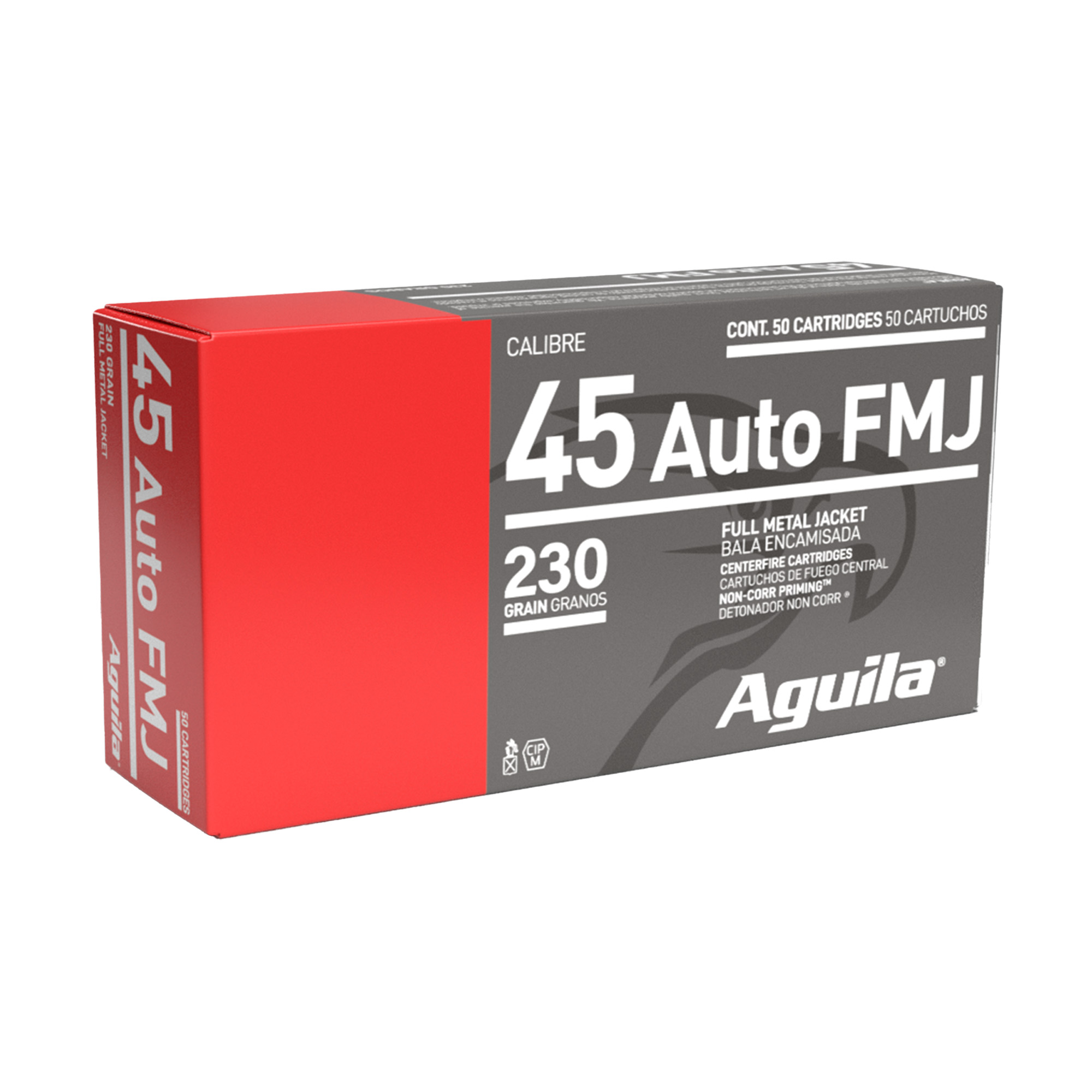 Aguila 45 ACP 230 Grain FMJ 50/1000 bulk ammo product image