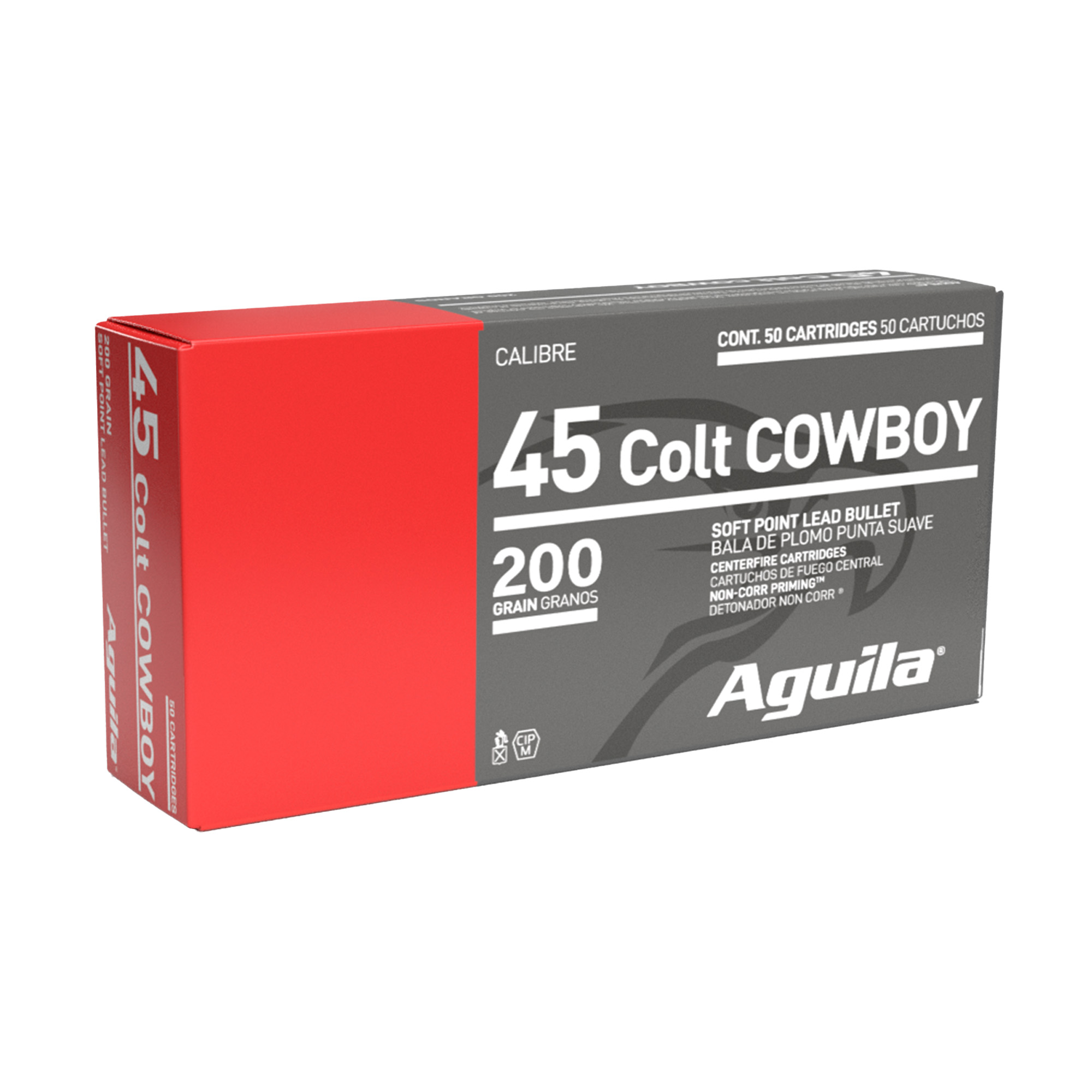Aguila 45 Colt 200 Grain SP 50/500 bulk ammo product image