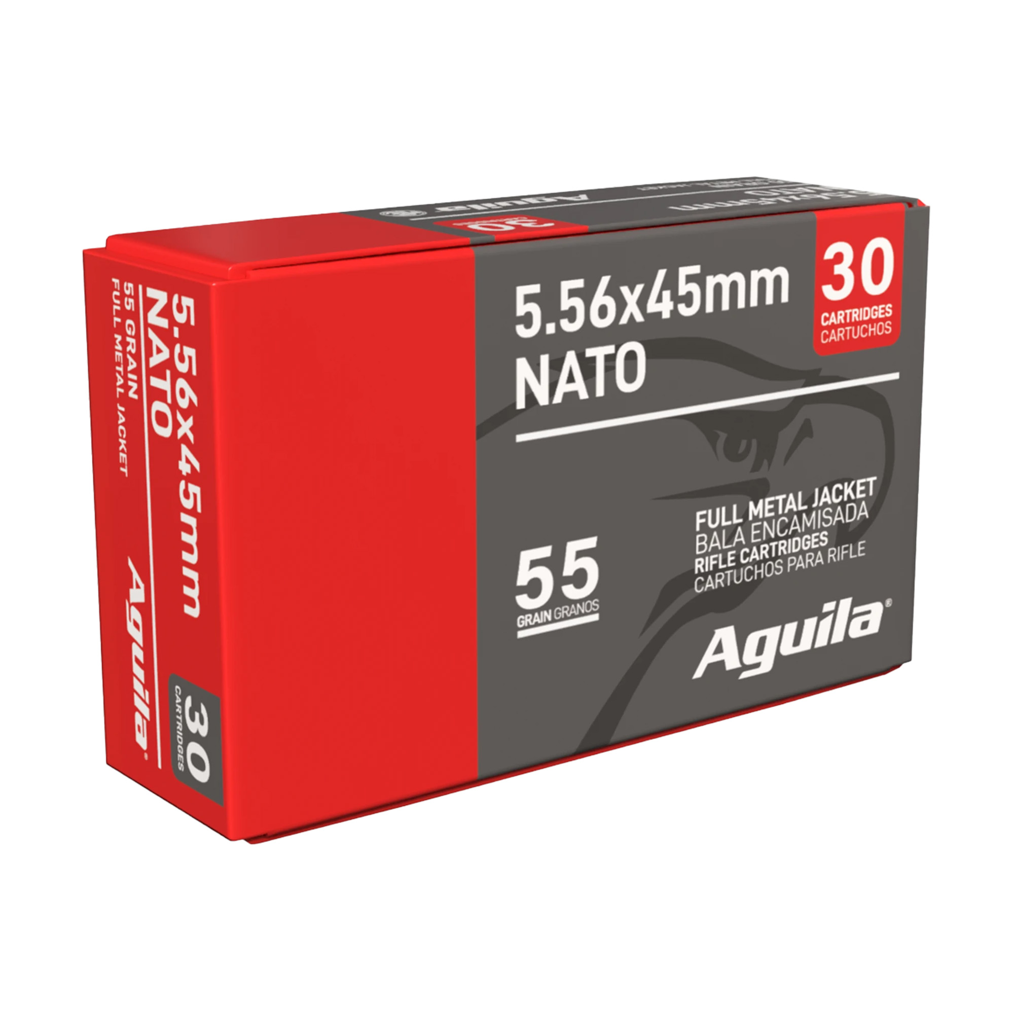 Aguila 556nato 55 Grain FMJ 30/2250 bulk ammo product image