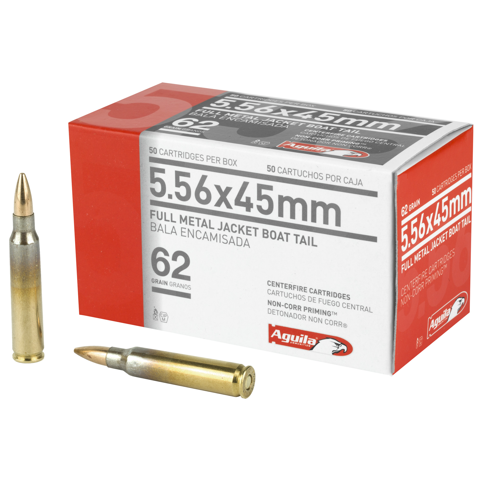 Aguila 556nato 62 Grain FMJBT 50/1000 bulk ammo product image