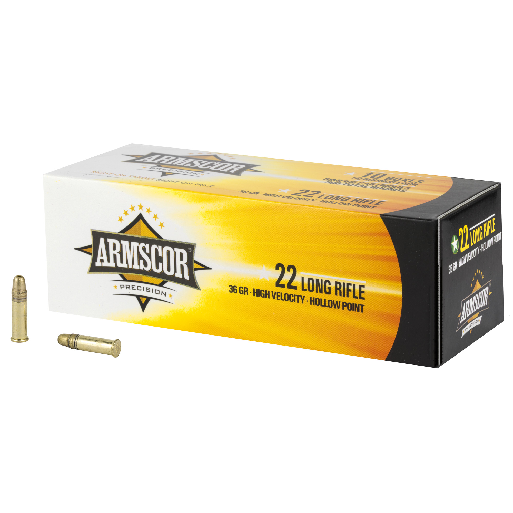 Armscor 22 LR Hvhp 36 Grain 50/5000 bulk ammo product image