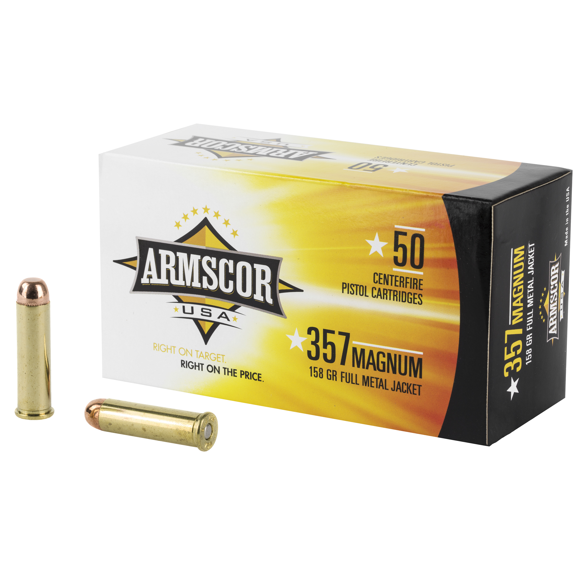 Armscor 357mag 158 Grain FMJ 50/1000 bulk ammo product image