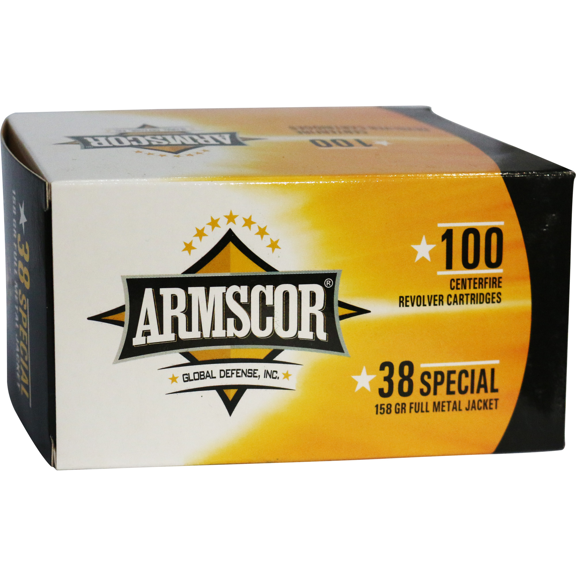 Armscor 38spl 158 Grain FMJ 100/1200 bulk ammo product image