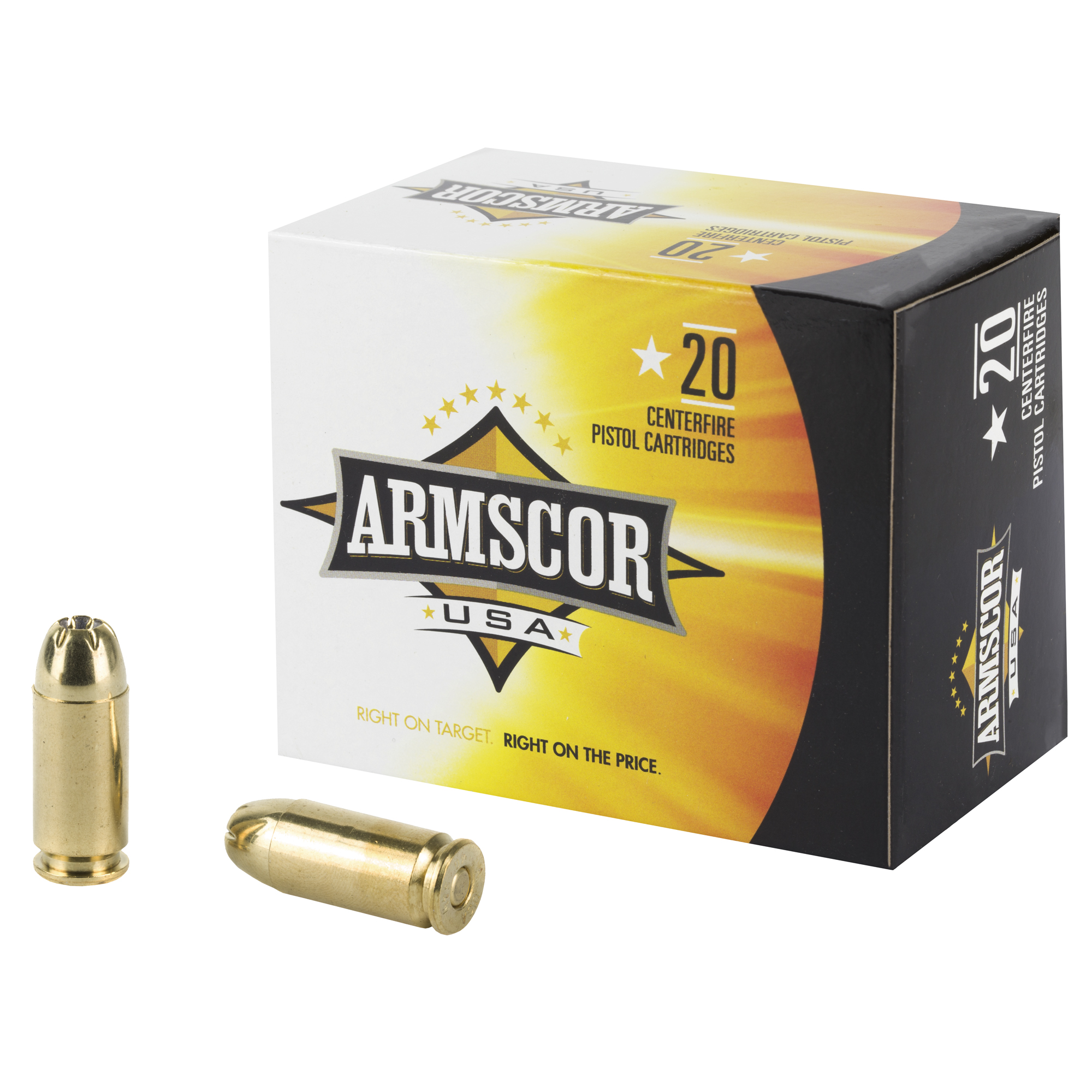 Armscor 40s&w 180 Grain JHP 20/500 bulk ammo product image