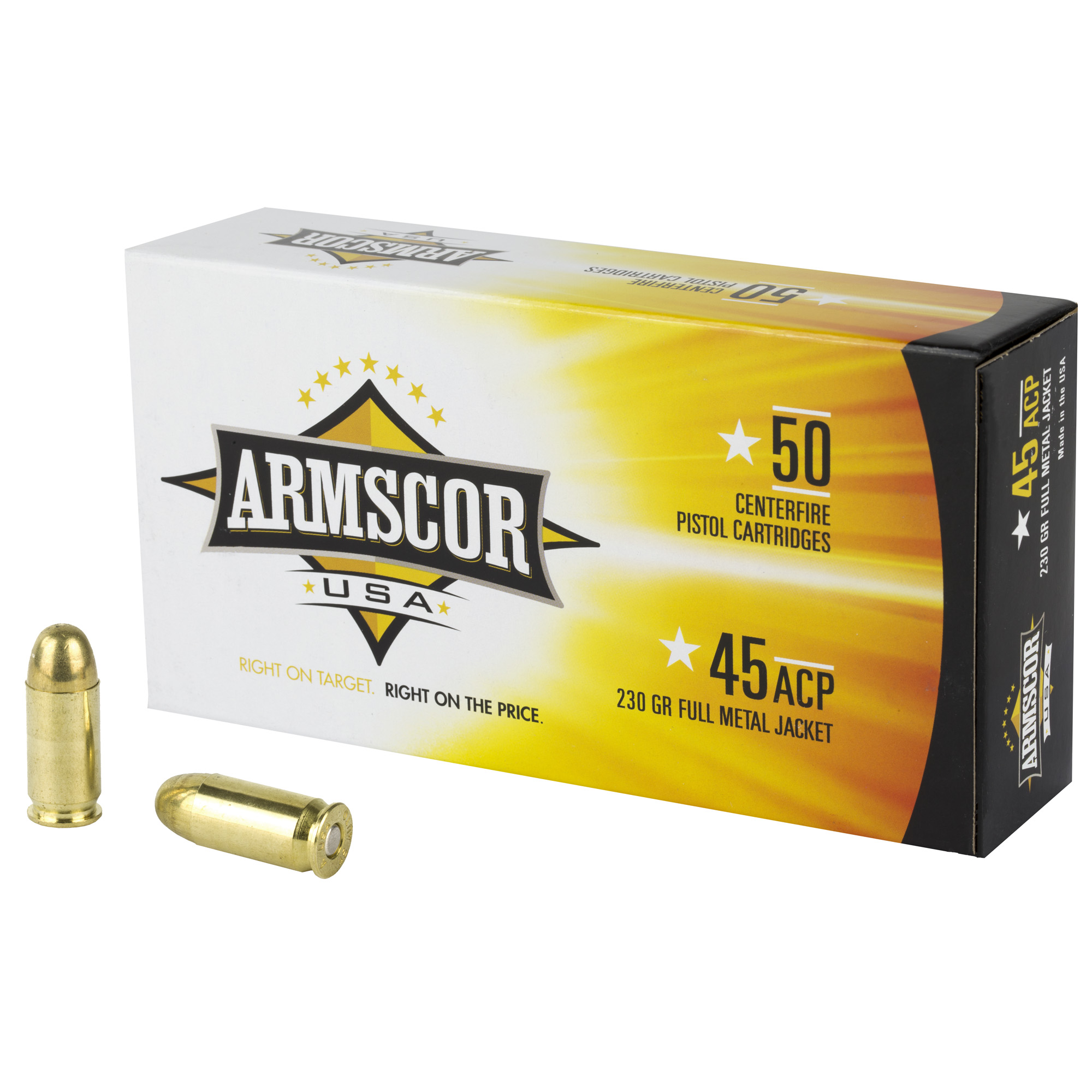 Armscor 45 ACP 230 Grain FMJ 50/1000 bulk ammo product image