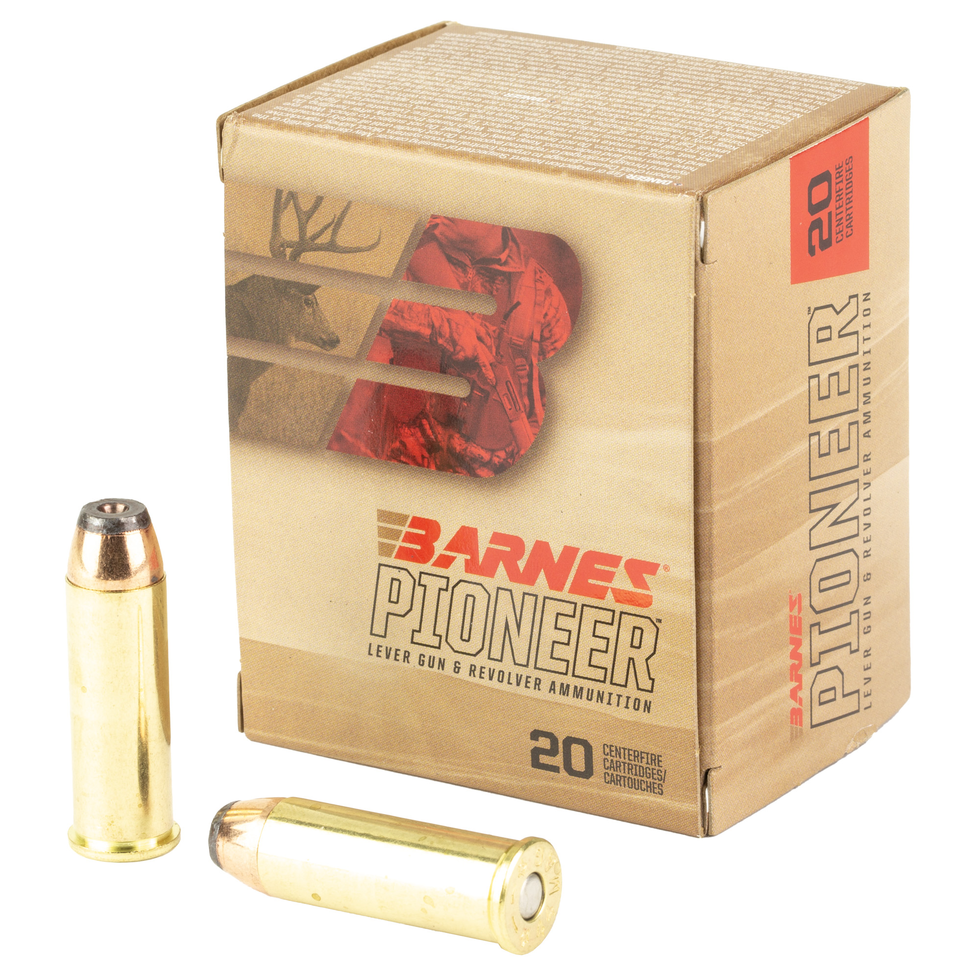 Barnes Pioner 44mag 300 Grain 20/200 bulk ammo product image
