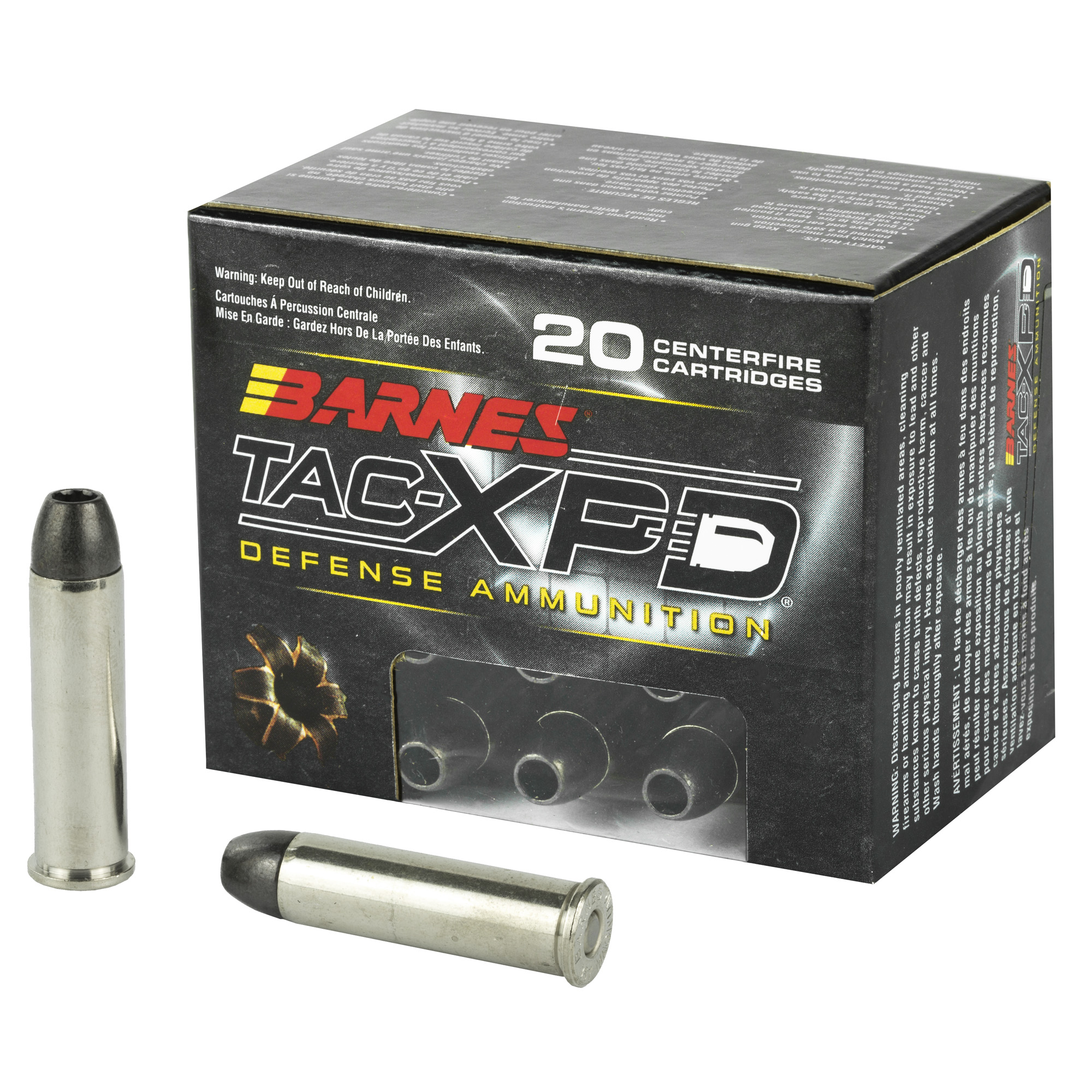 Barnes Tac-Xpd 357mag 125 Grain 20/200 bulk ammo product image