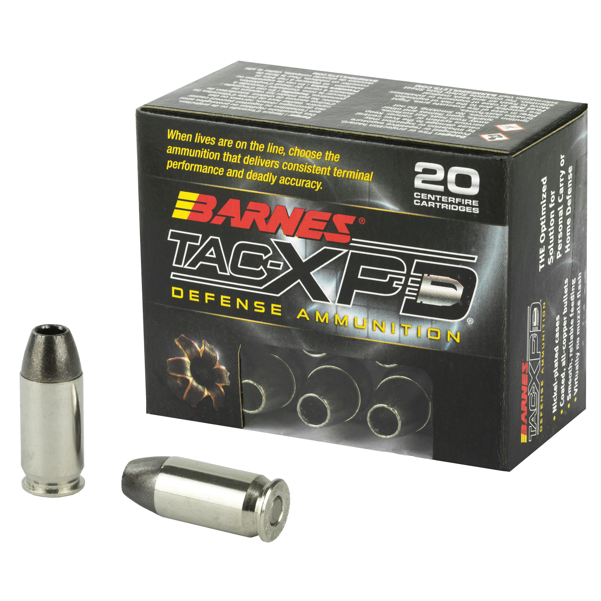 Barnes Tac-Xpd 45 ACP 185 Grain HP 20/200 bulk ammo product image