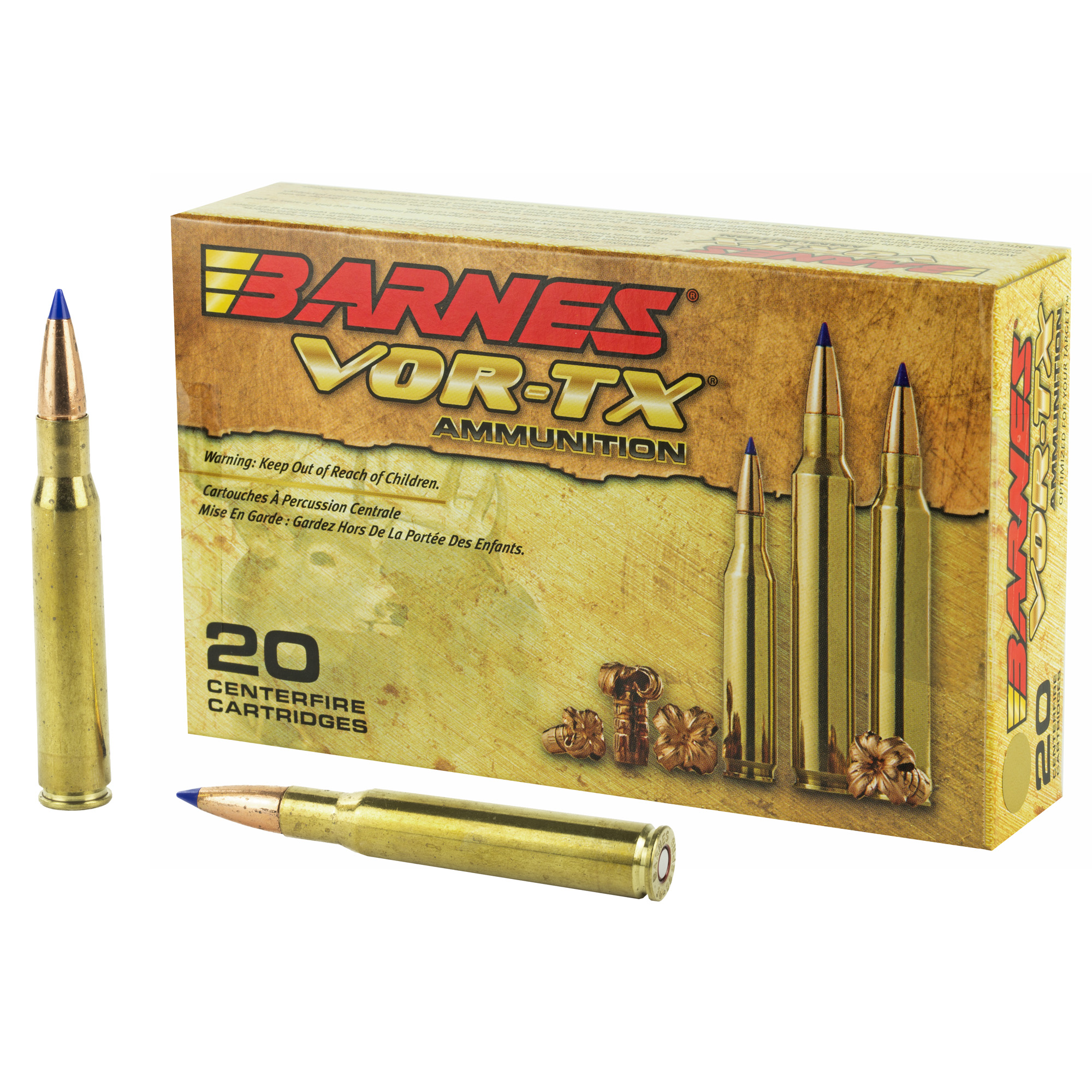 Barnes VOR-TX 3006 168 Grain TTSX BT 20 bulk ammo product image