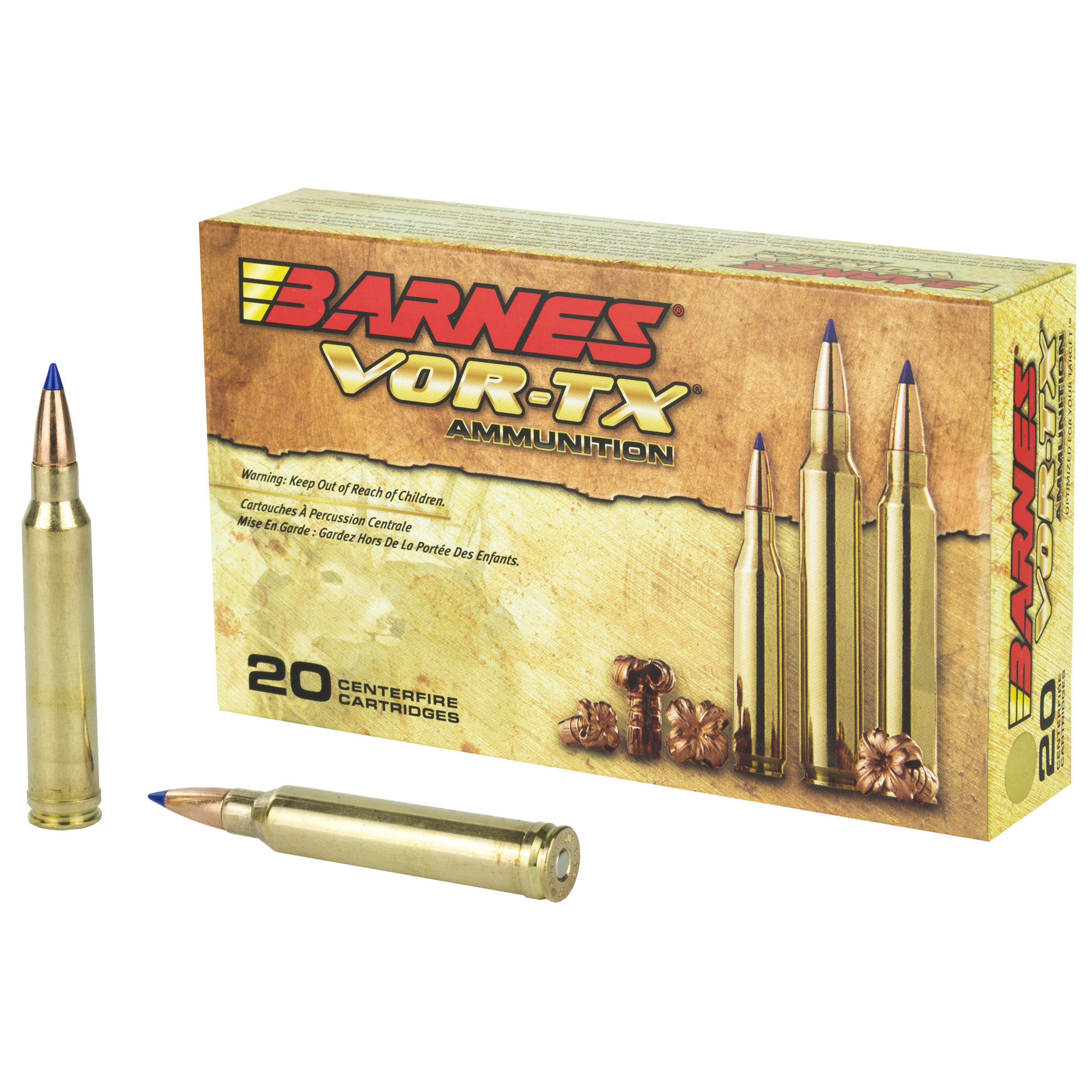 Barnes VOR-TX 300win 165 Grain TTSX 20 bulk ammo product image