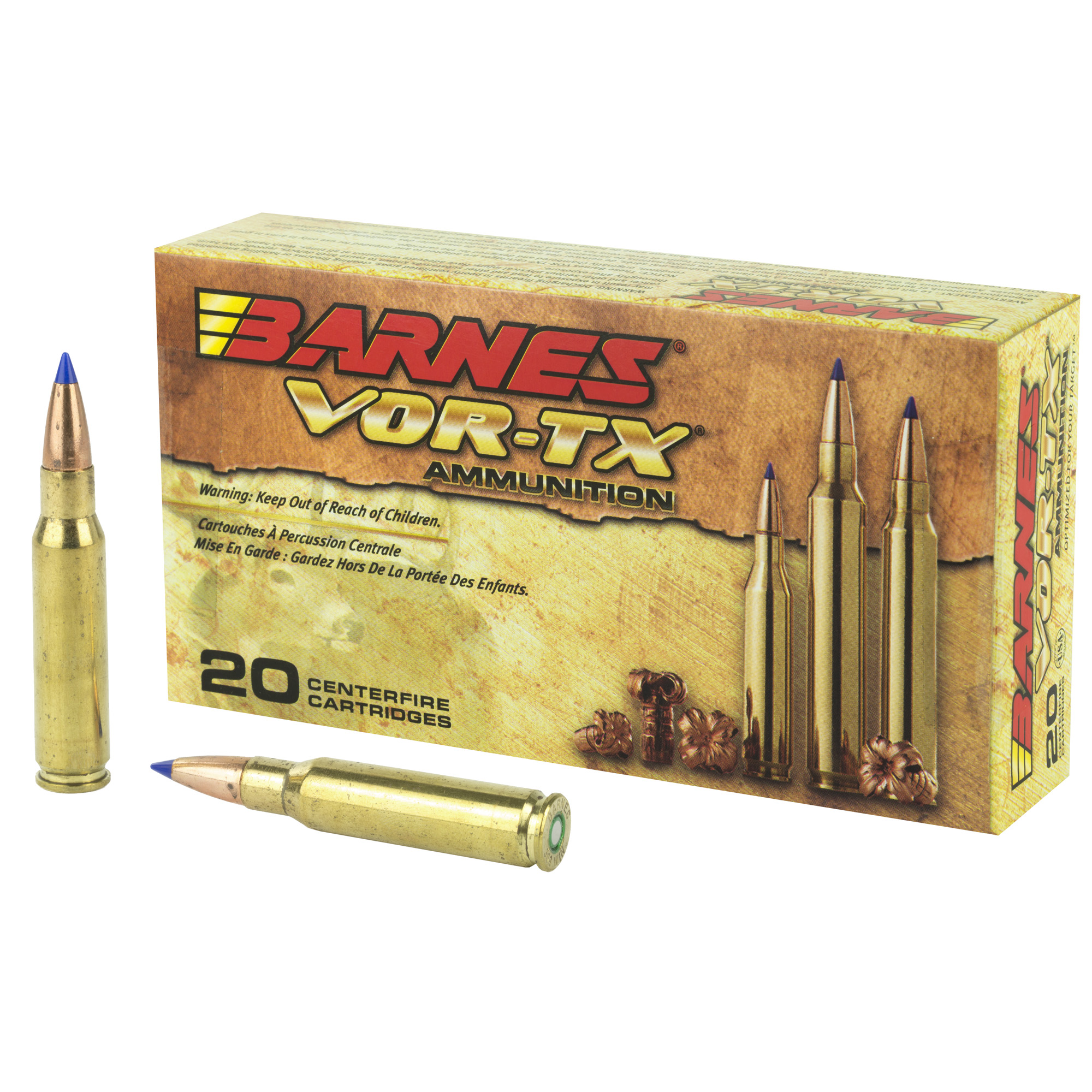 Barnes VOR-TX 308win 130 Grain TTSX 20/2 bulk ammo product image