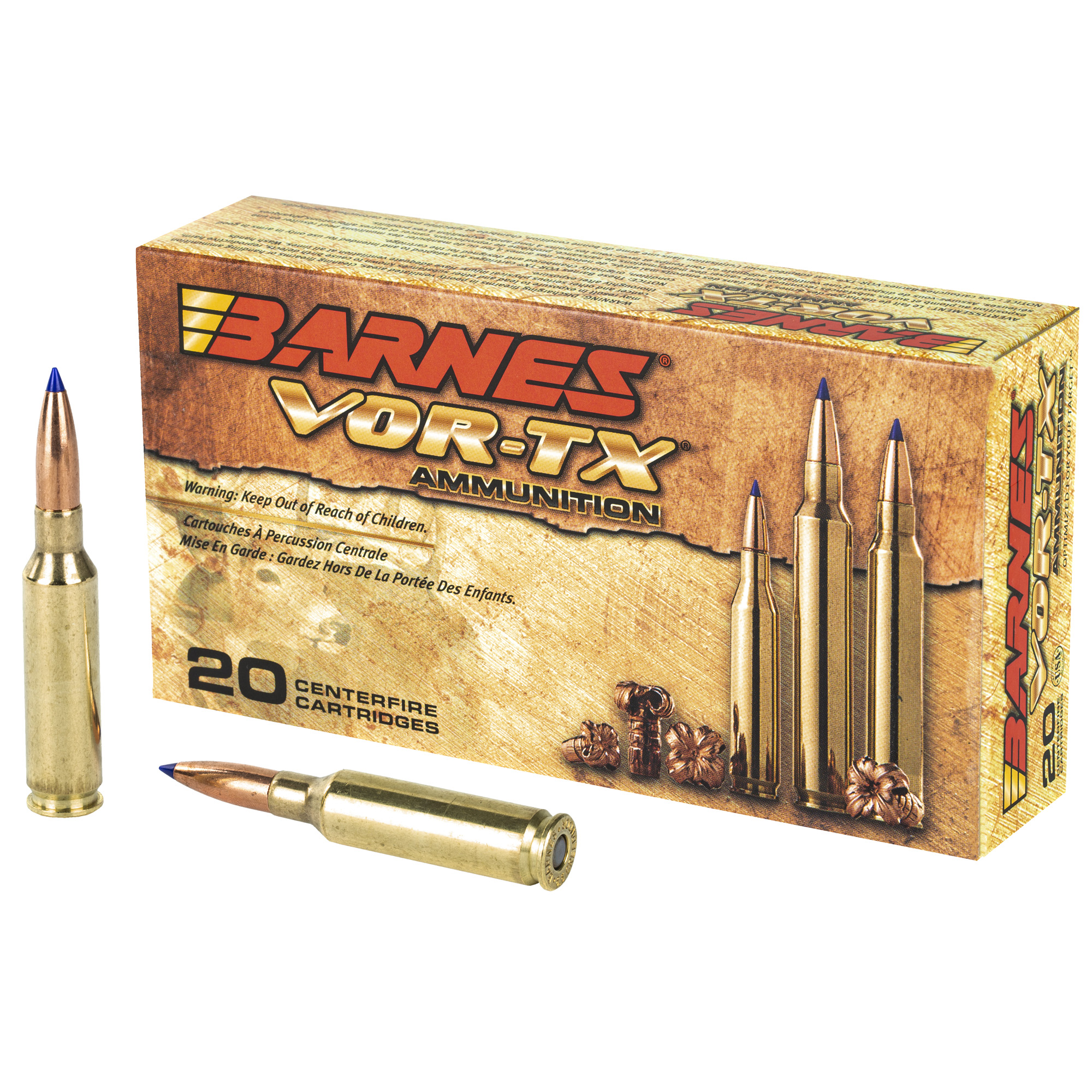 Barnes VOR-TX 6.5 Creedmoor 120 Grain 20/200 bulk ammo product image