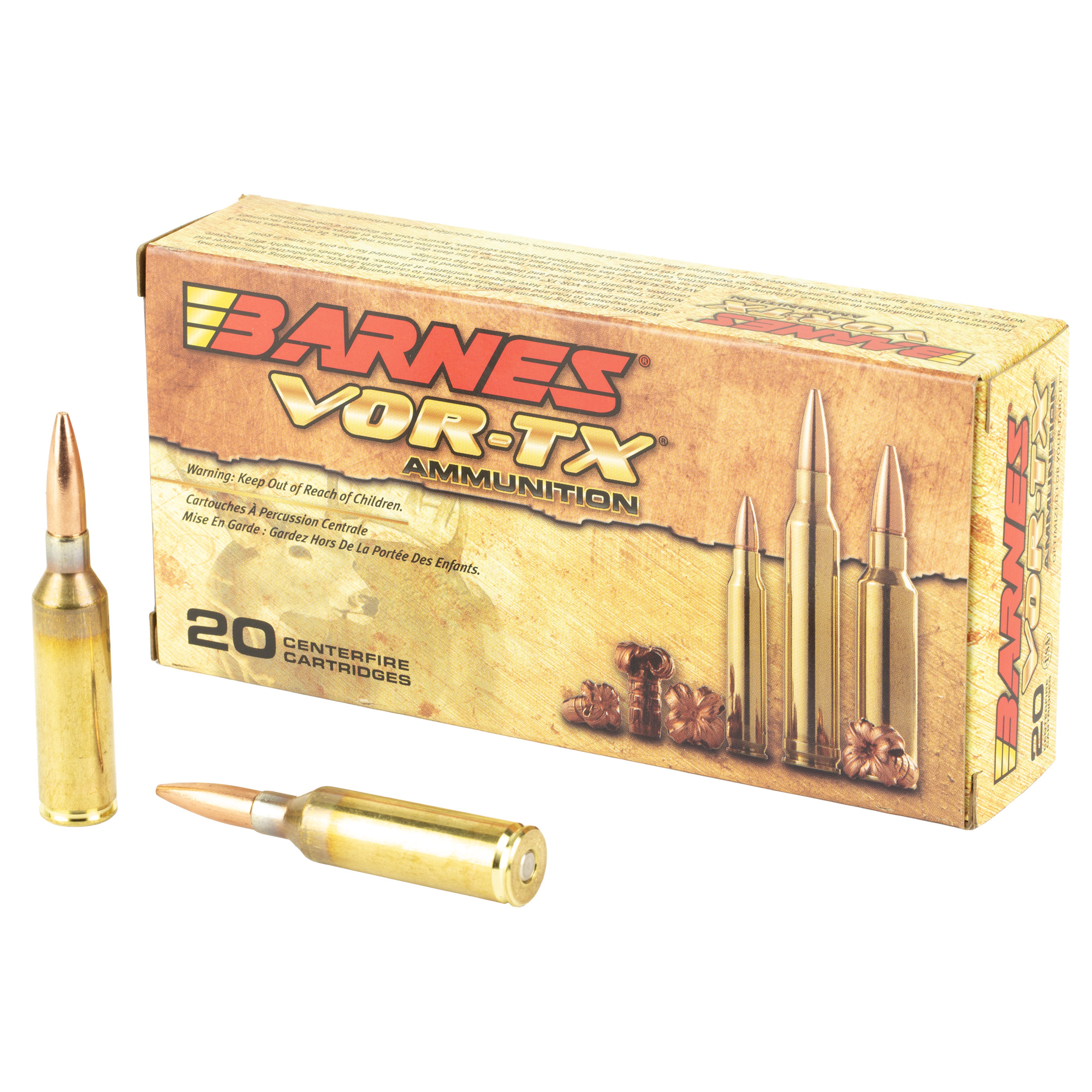 Barnes VOR-TX 6.5 PRC 130 Grain 20/200 bulk ammo product image