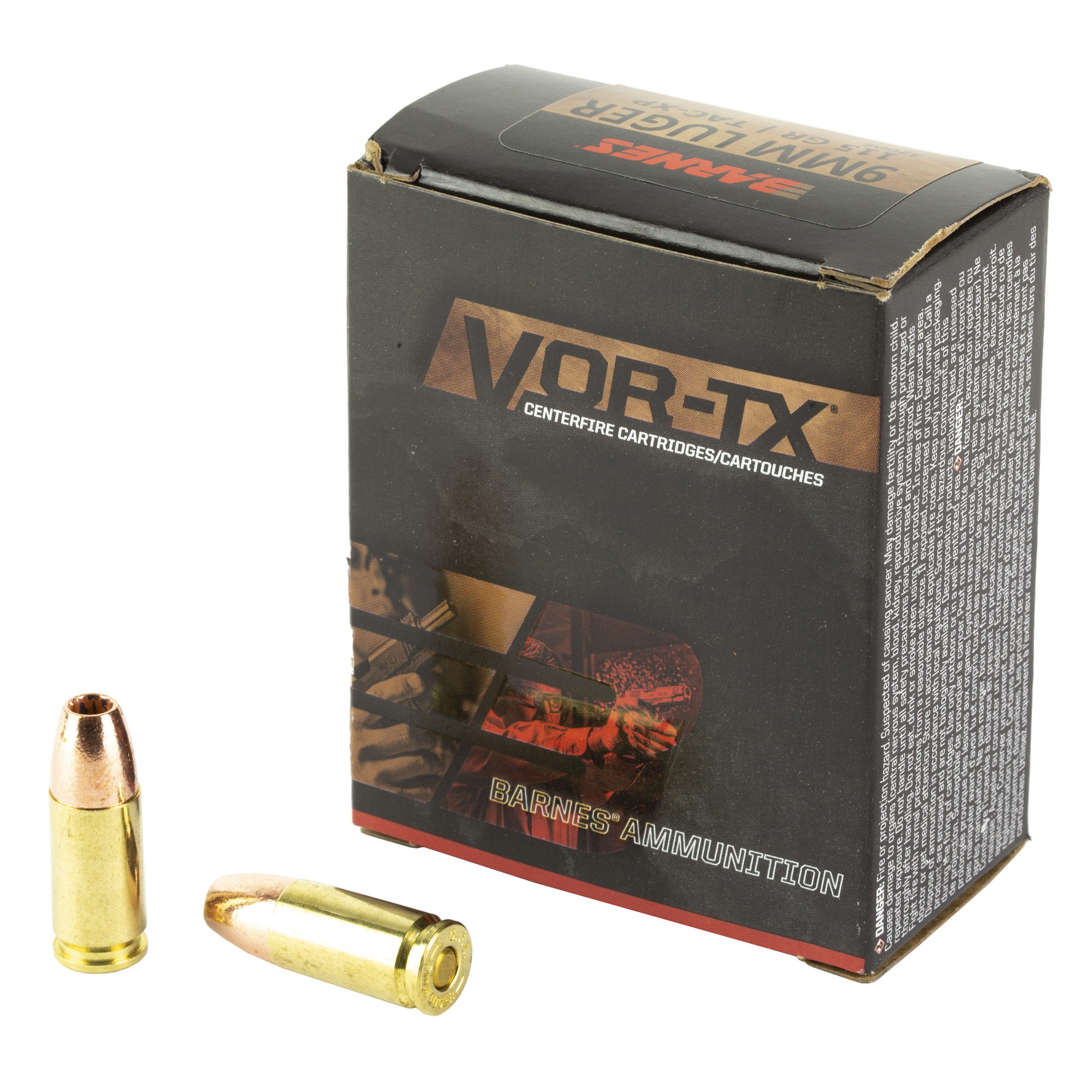 Barnes VOR-TX 9mm 115 Grain Xpb 20/200 bulk ammo product image