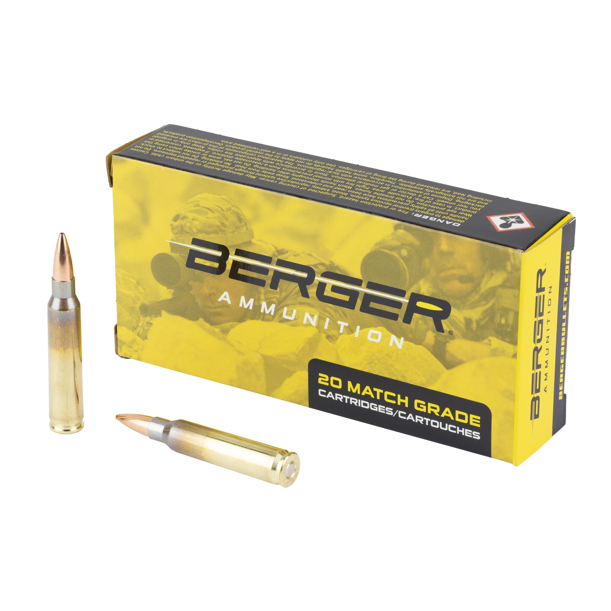 Berger .223rem 77 Grain OTM 20/200 bulk ammo product image