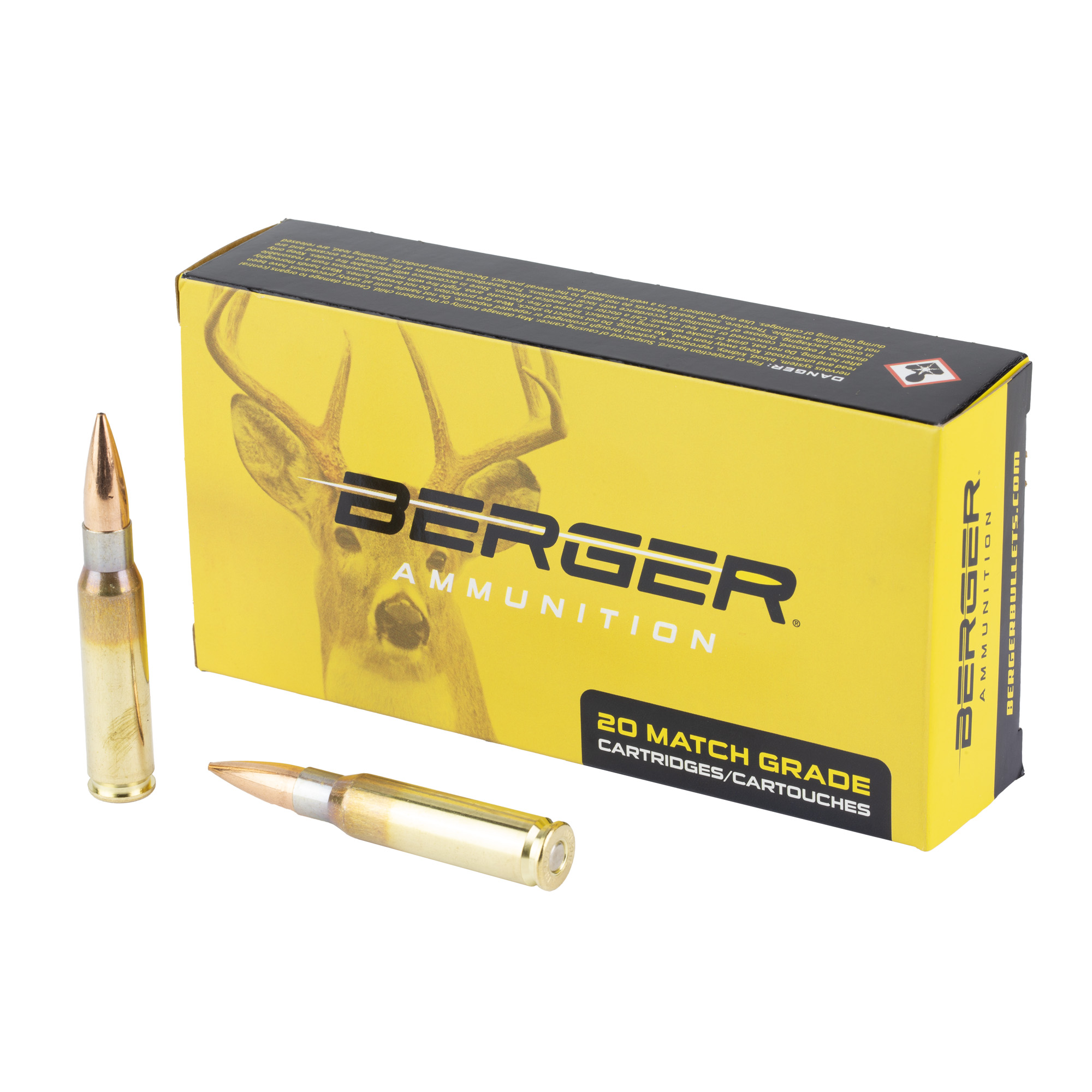 Berger Clasc Hnt 308win 185 Grain 20/200 bulk ammo product image