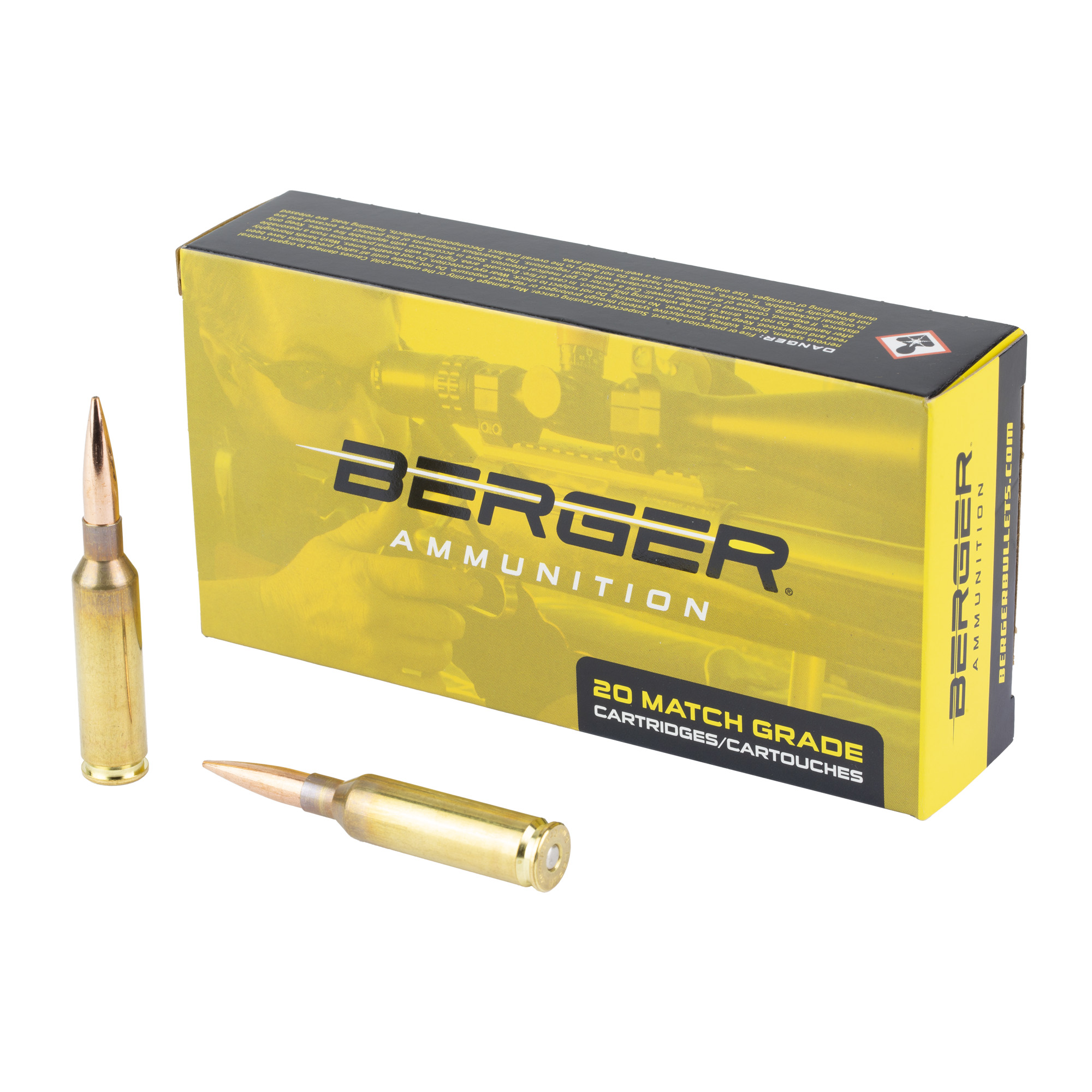 Berger Hybrid 6mm Cm 105 Grain 20/200 bulk ammo product image
