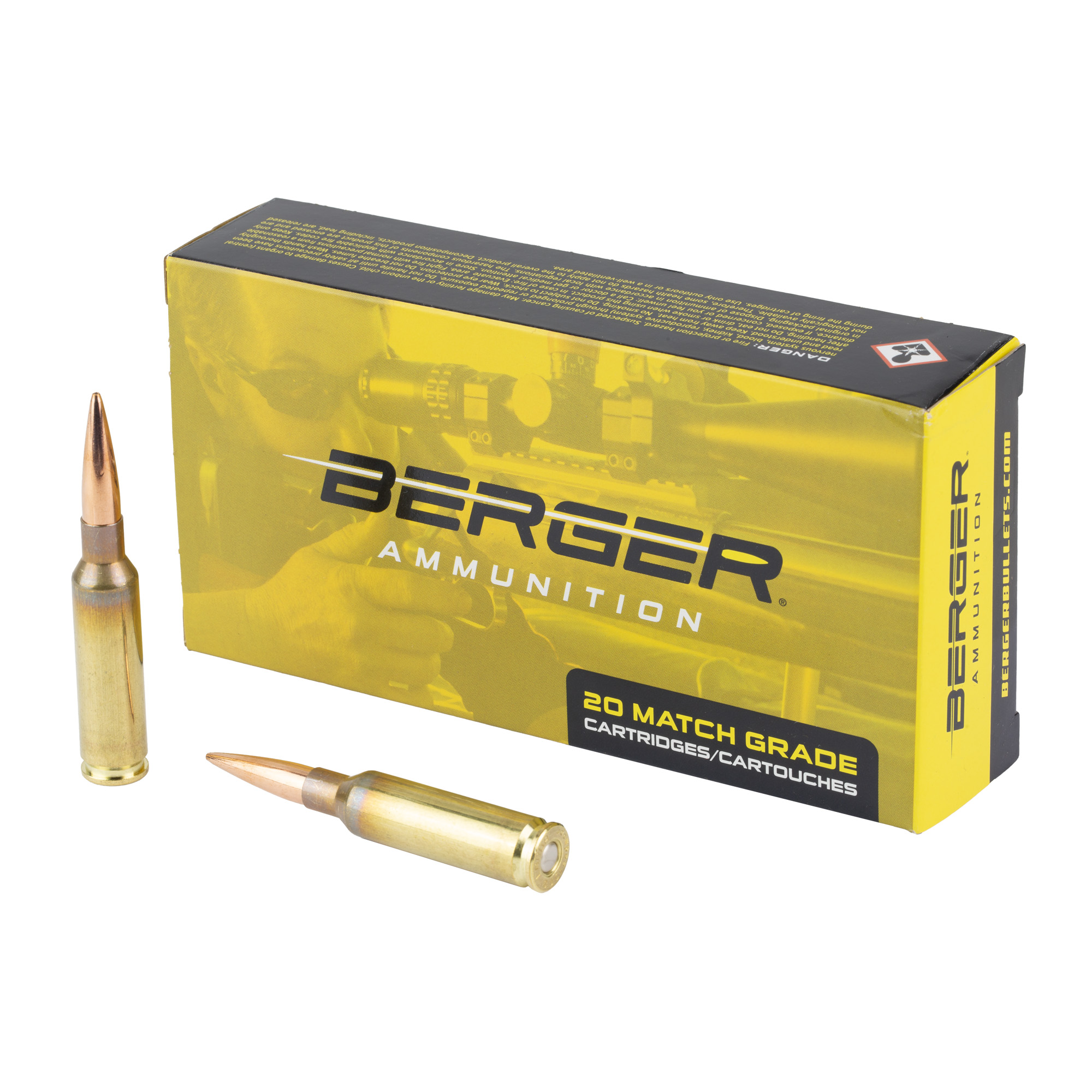 Berger LR Hybrid 6.5cm 144 Grain 20/200 bulk ammo product image