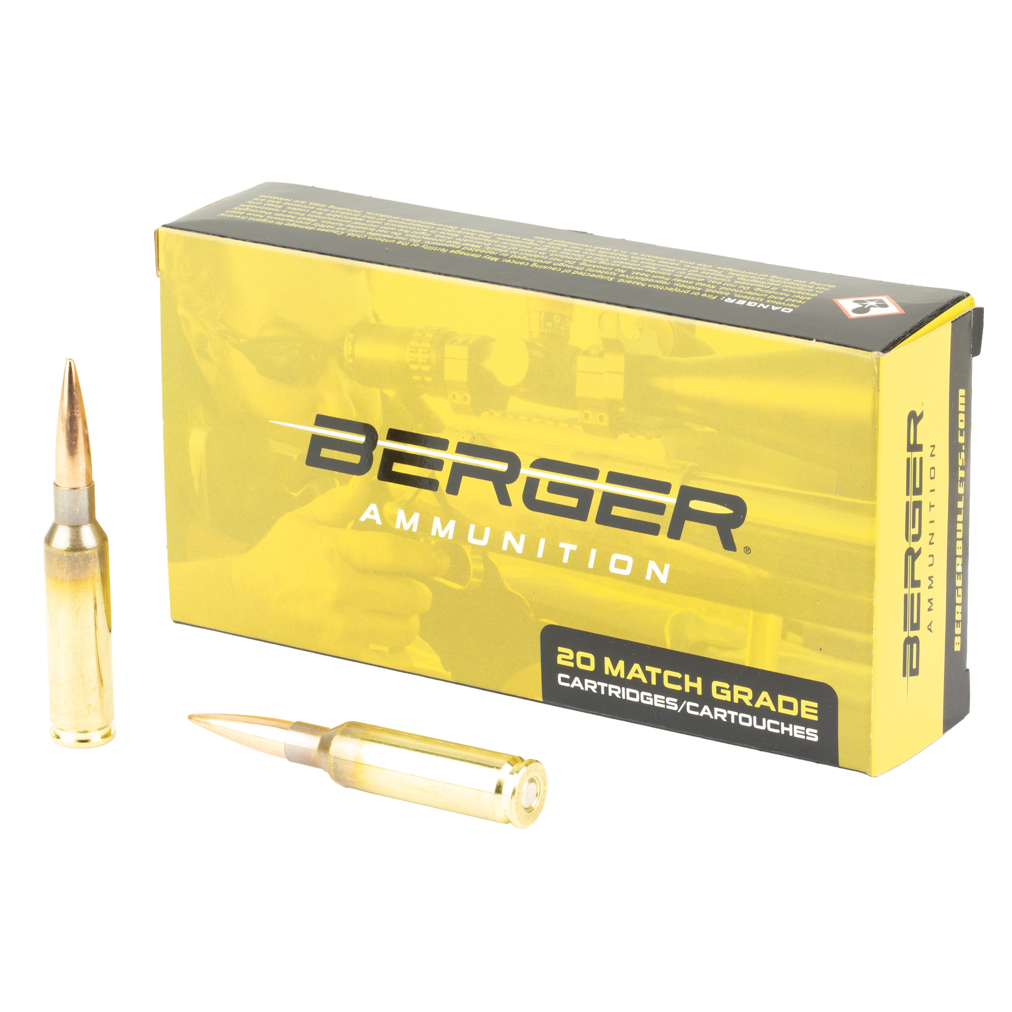 Berger LR Hybrid 6.5cm 153 Grain 20/200 bulk ammo product image