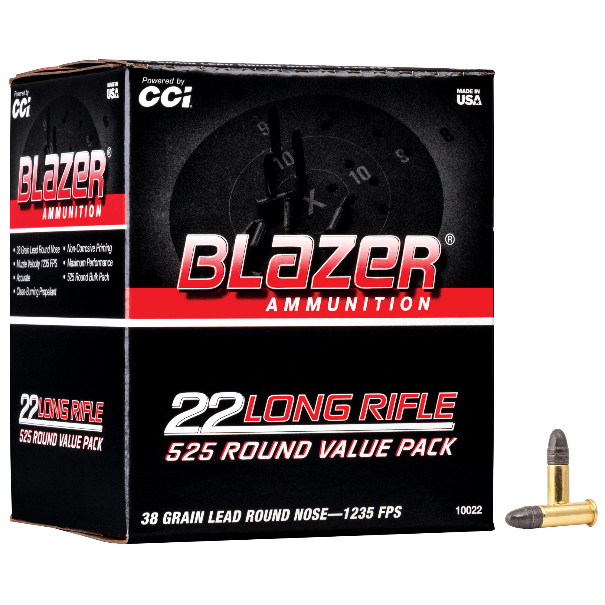 Blazer 22 LR 38 Grain 525 Count Bx 525/5250 bulk ammo product image