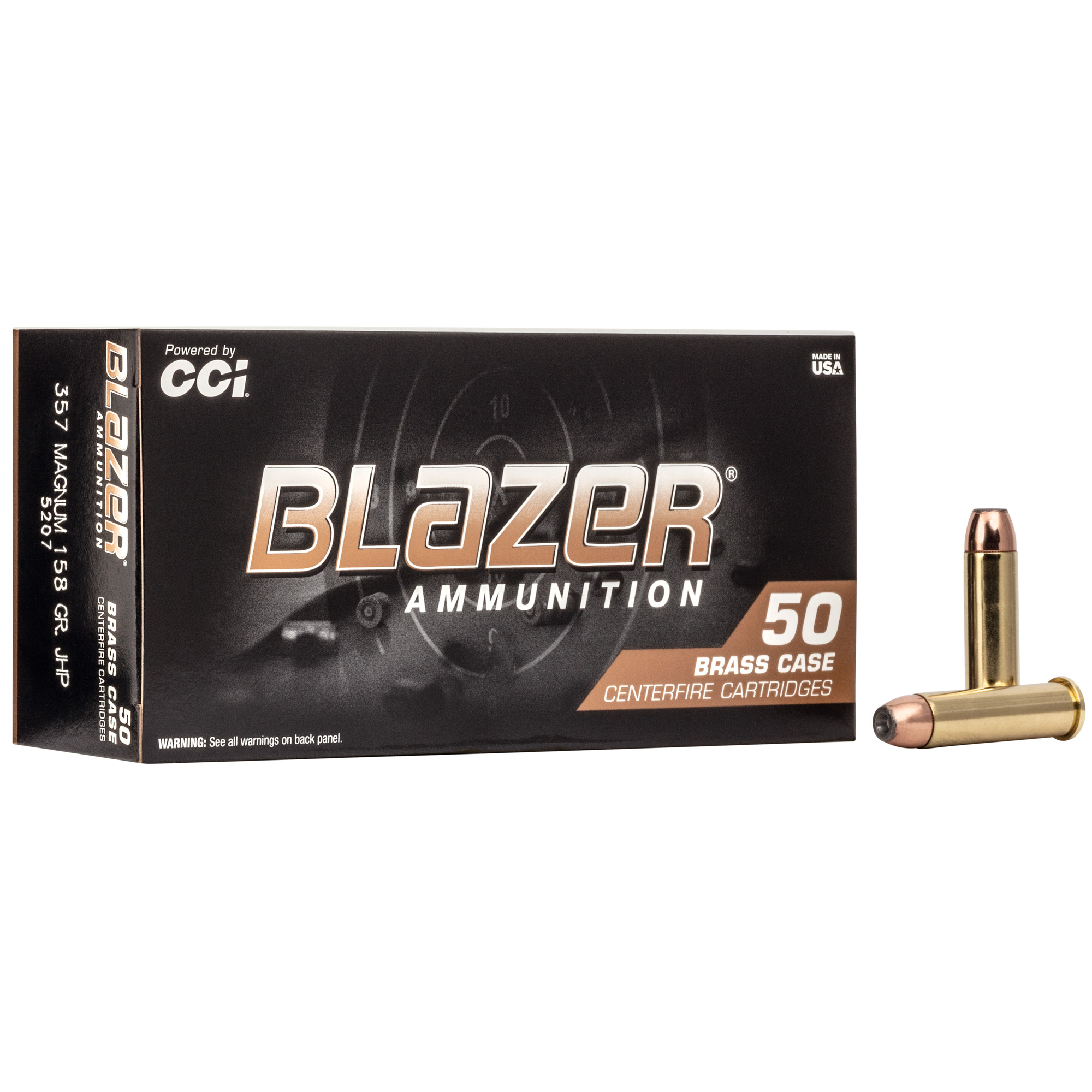 Blazer Brass 357mag 158 Grain 50/1000 bulk ammo product image