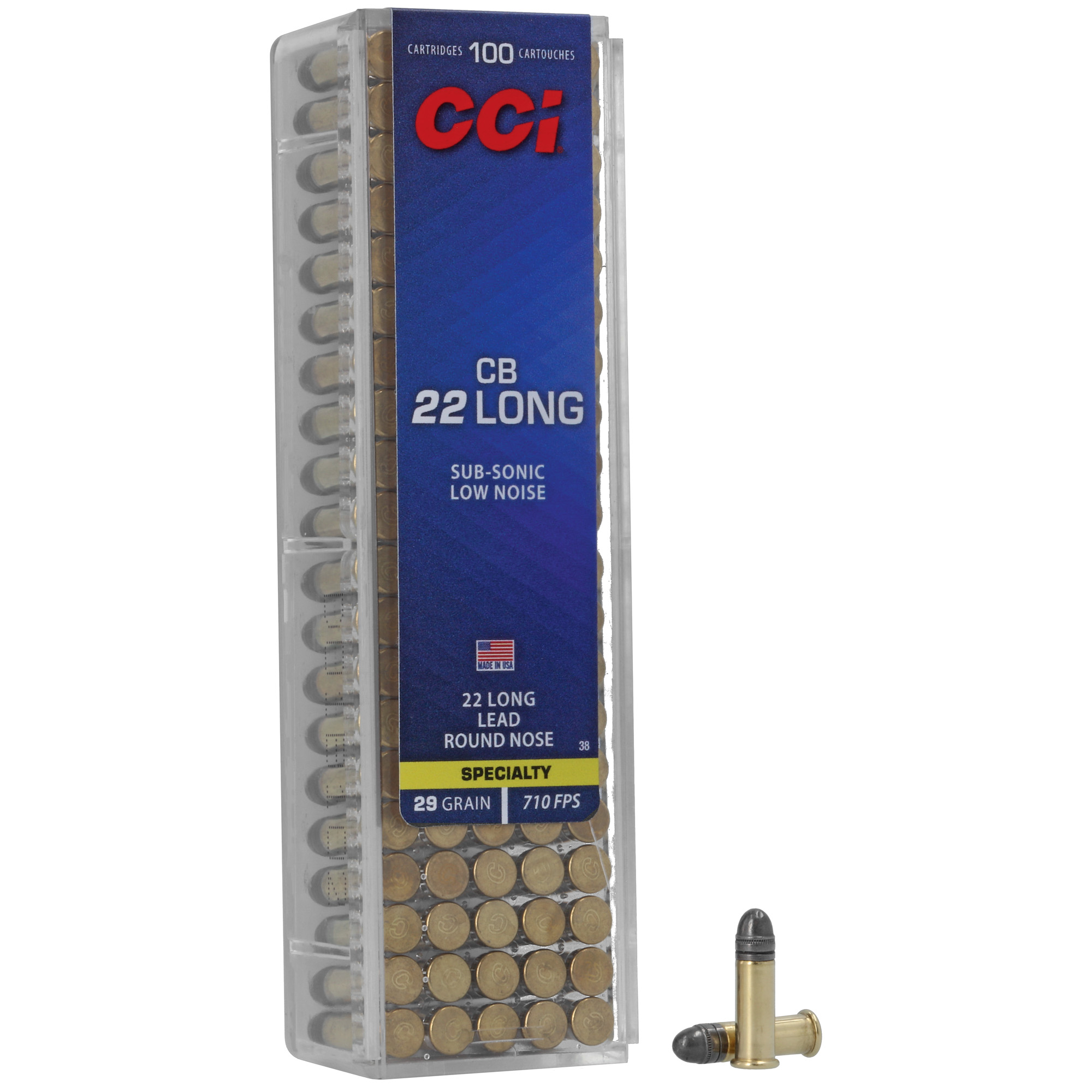 CCI 22 Cb Long 100/5000 bulk ammo product image