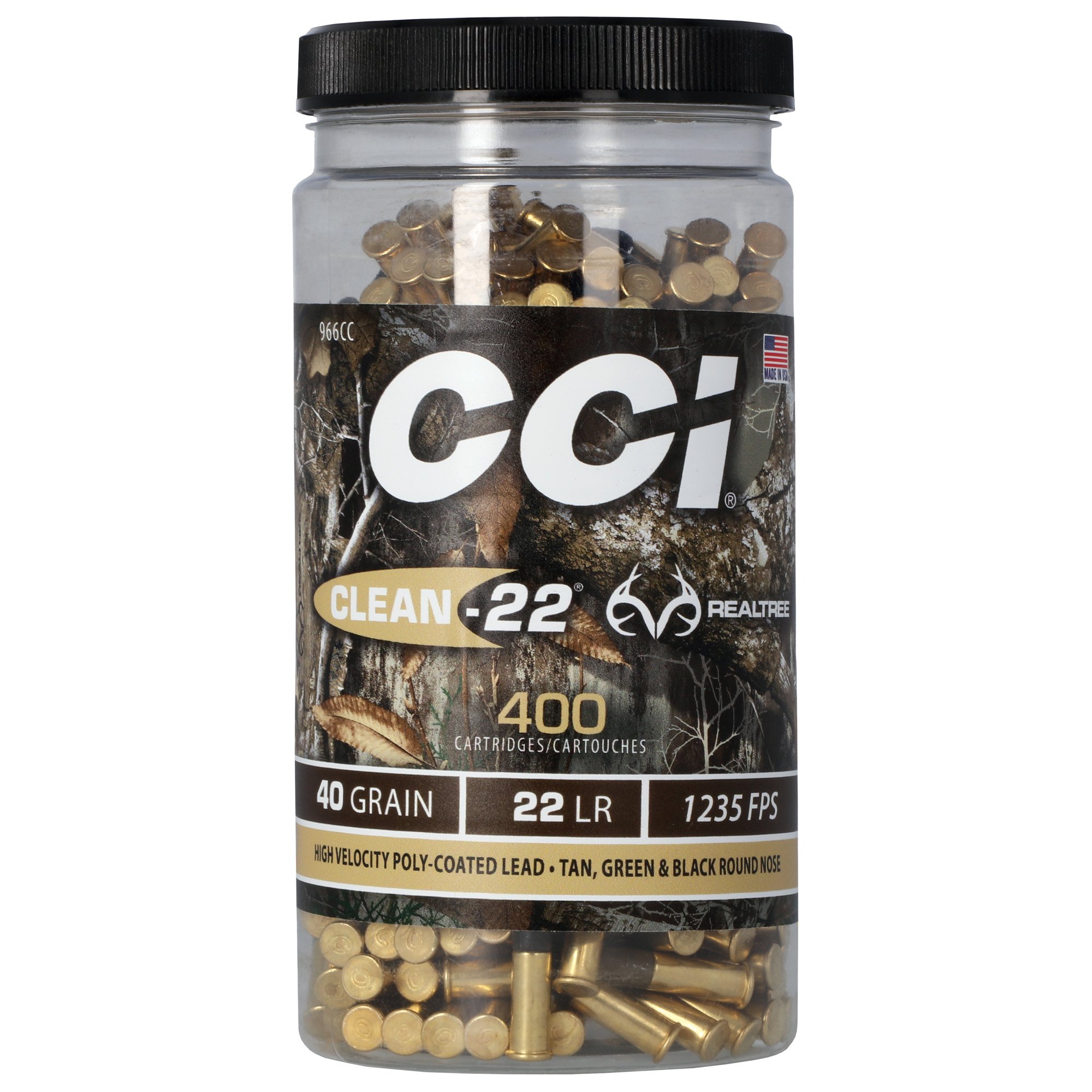 CCI 22 LR HV Tgt Clean 40 Grain 400/3200 bulk ammo product image
