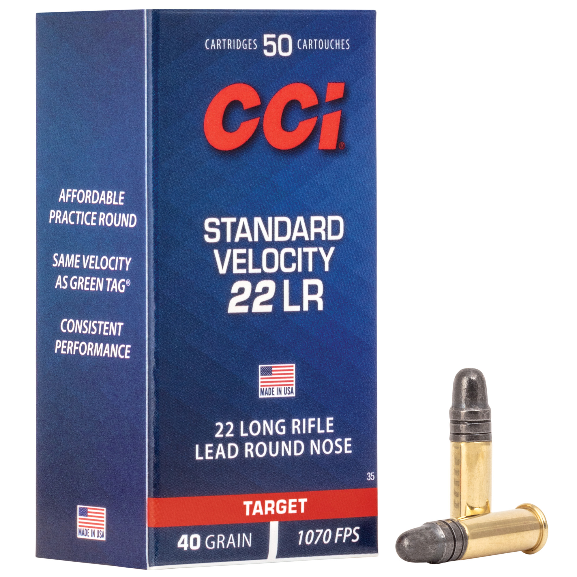 CCI 22 LR Standard Vel Intl 50/5000 bulk ammo product image