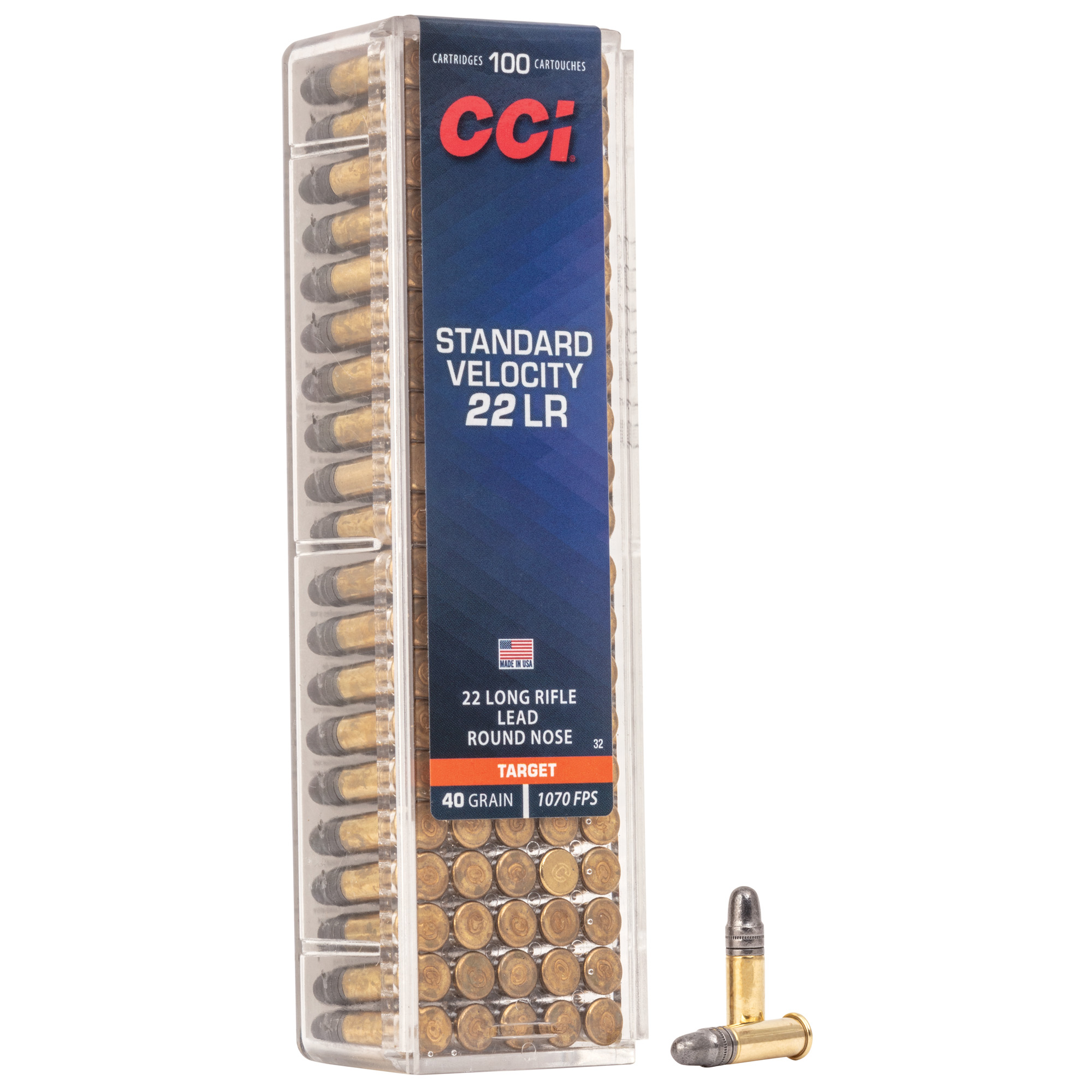 CCI 22 LR Standard Velocity 100/5000 bulk ammo product image