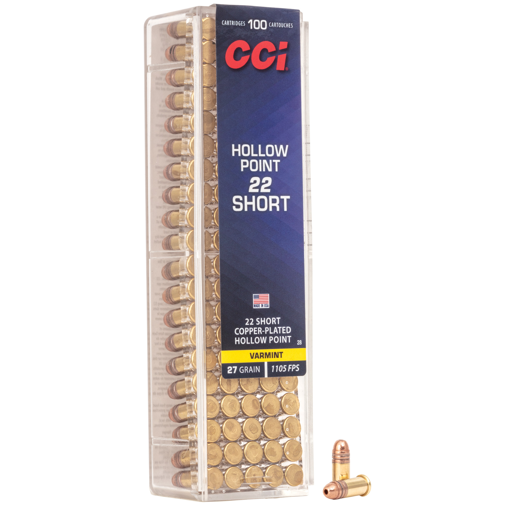 CCI 22 Short HP 100/5000 bulk ammo product image