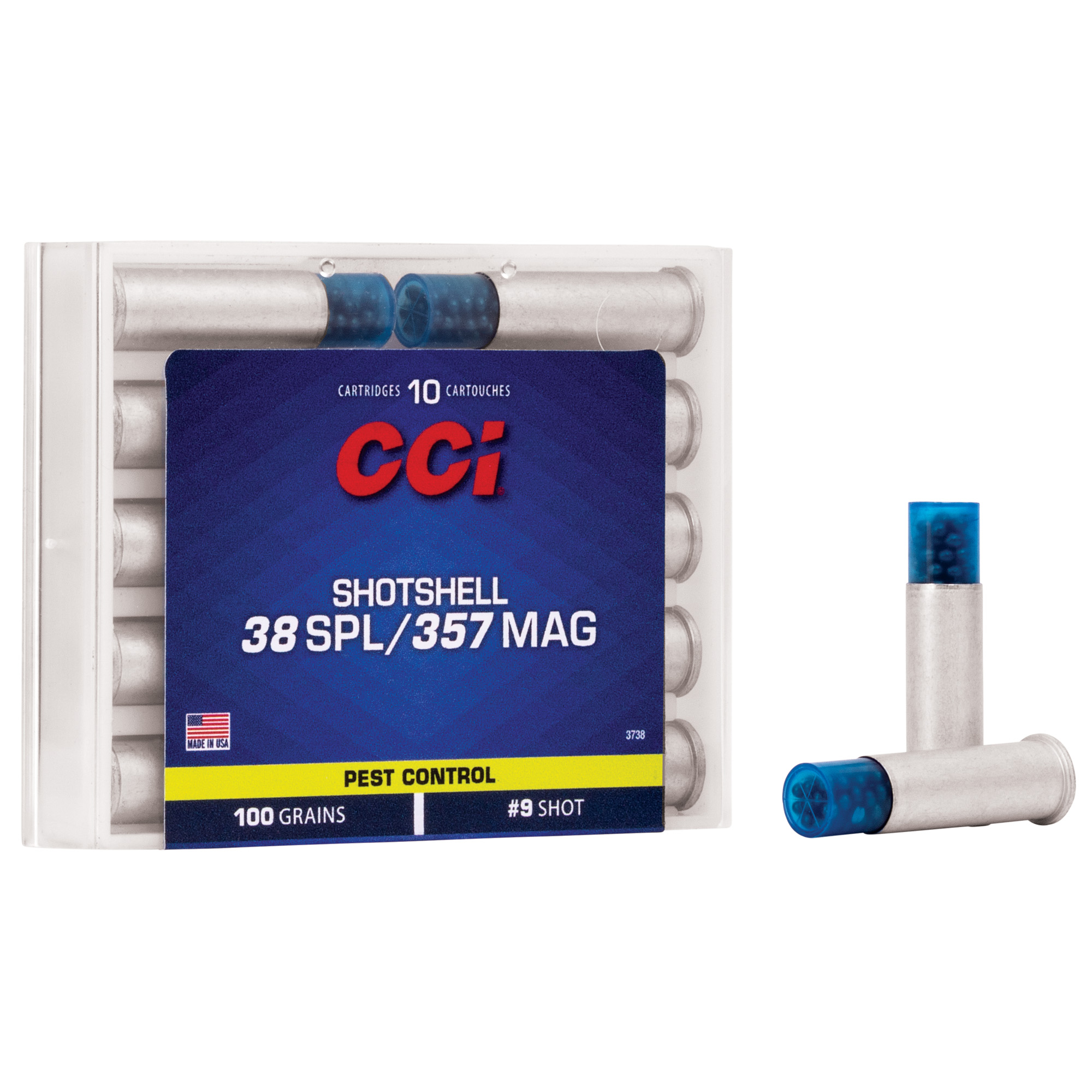 CCI 38/357 #9 Shotshell 10/200 bulk ammo product image