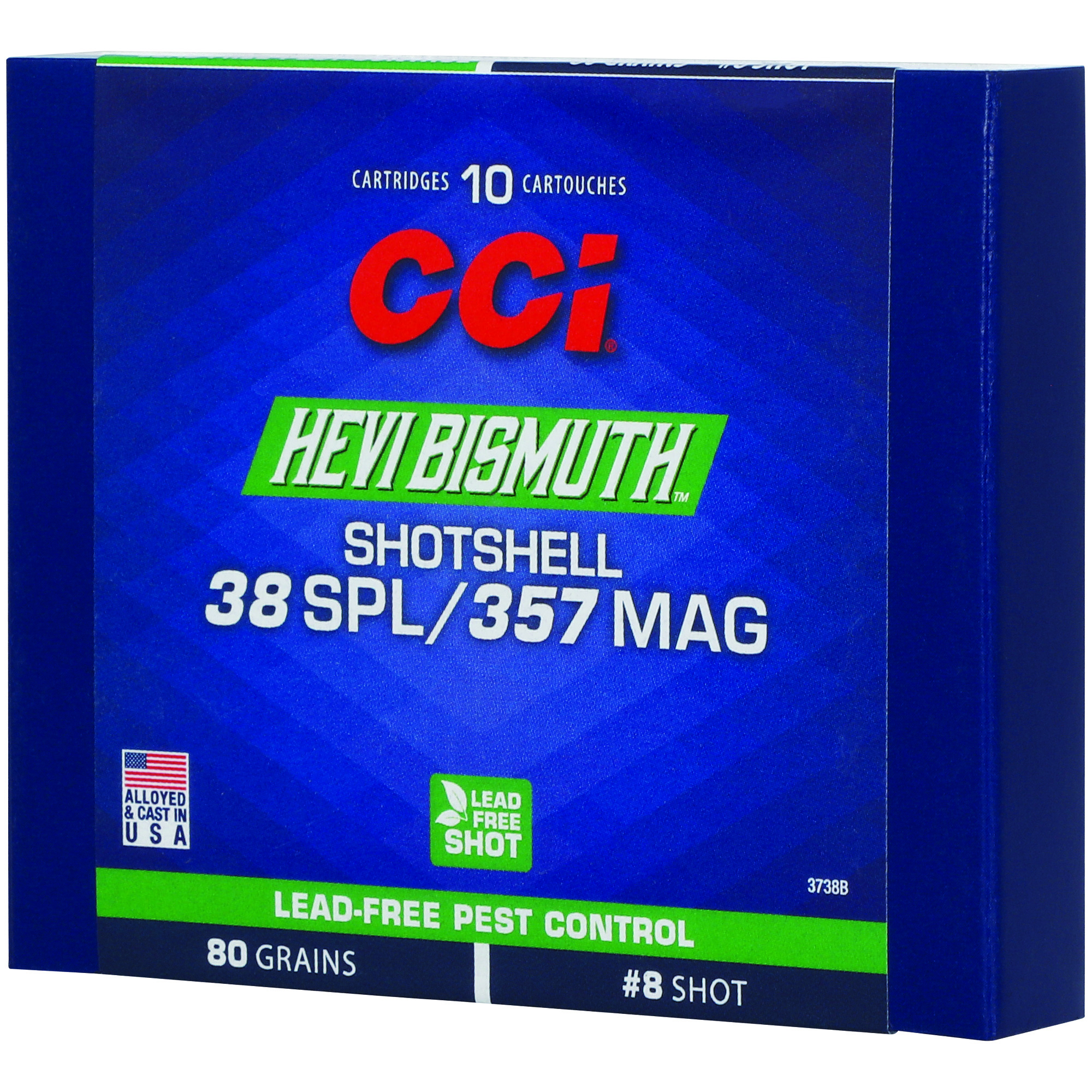 CCI 38/357 Bismuth Shotshell 10/200 bulk ammo product image