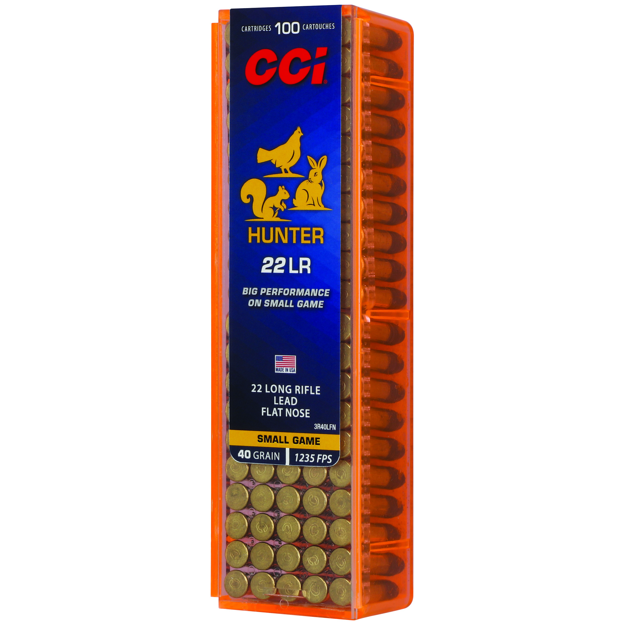 CCI Hunter 22 LR 40 Grain Sgb 100/5000 bulk ammo product image