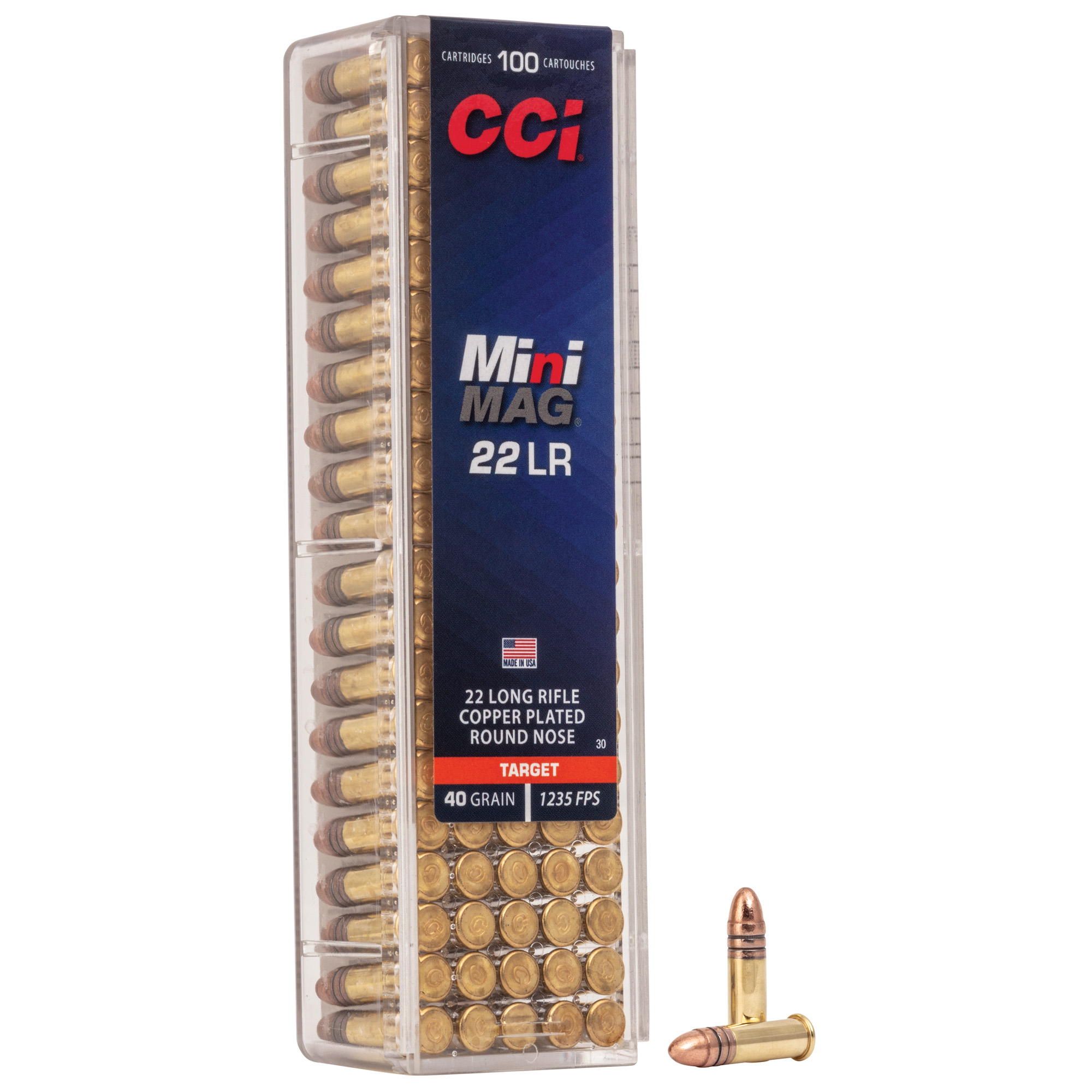 CCI Mini Mag 22 LR Hs 100/5000 bulk ammo product image