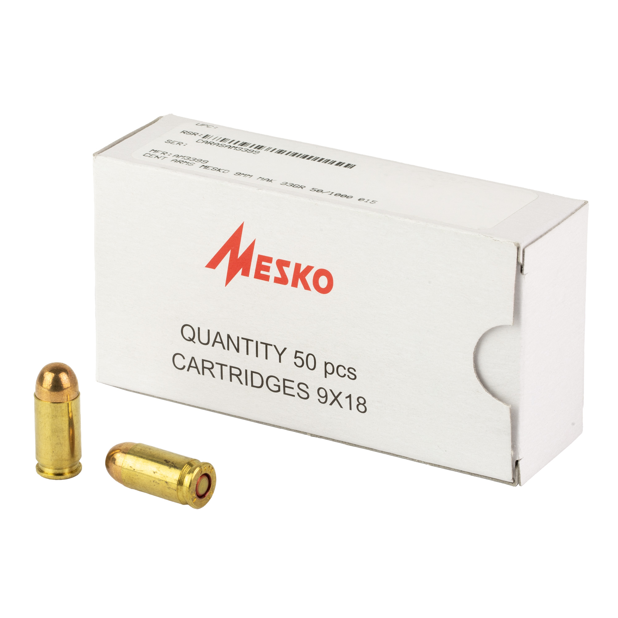Cent Arms Mesko 9mm Mak 93 Grain 50/1000 bulk ammo product image