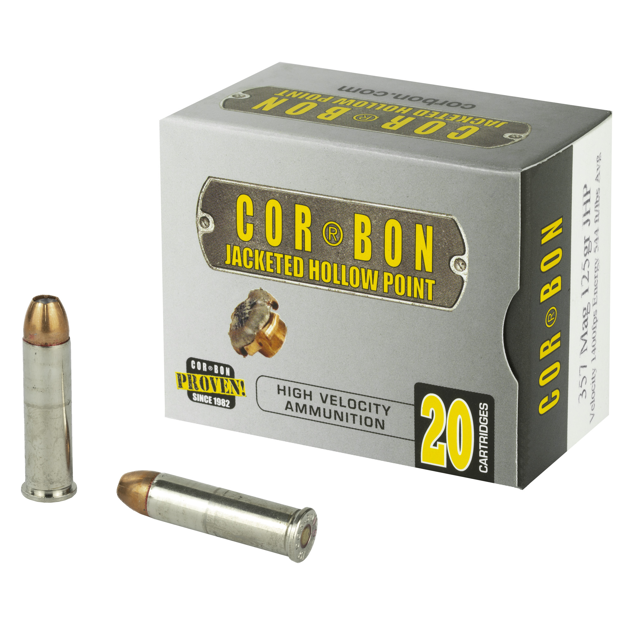 Corbon 357mag 125 Grain JHP 20/500 bulk ammo product image