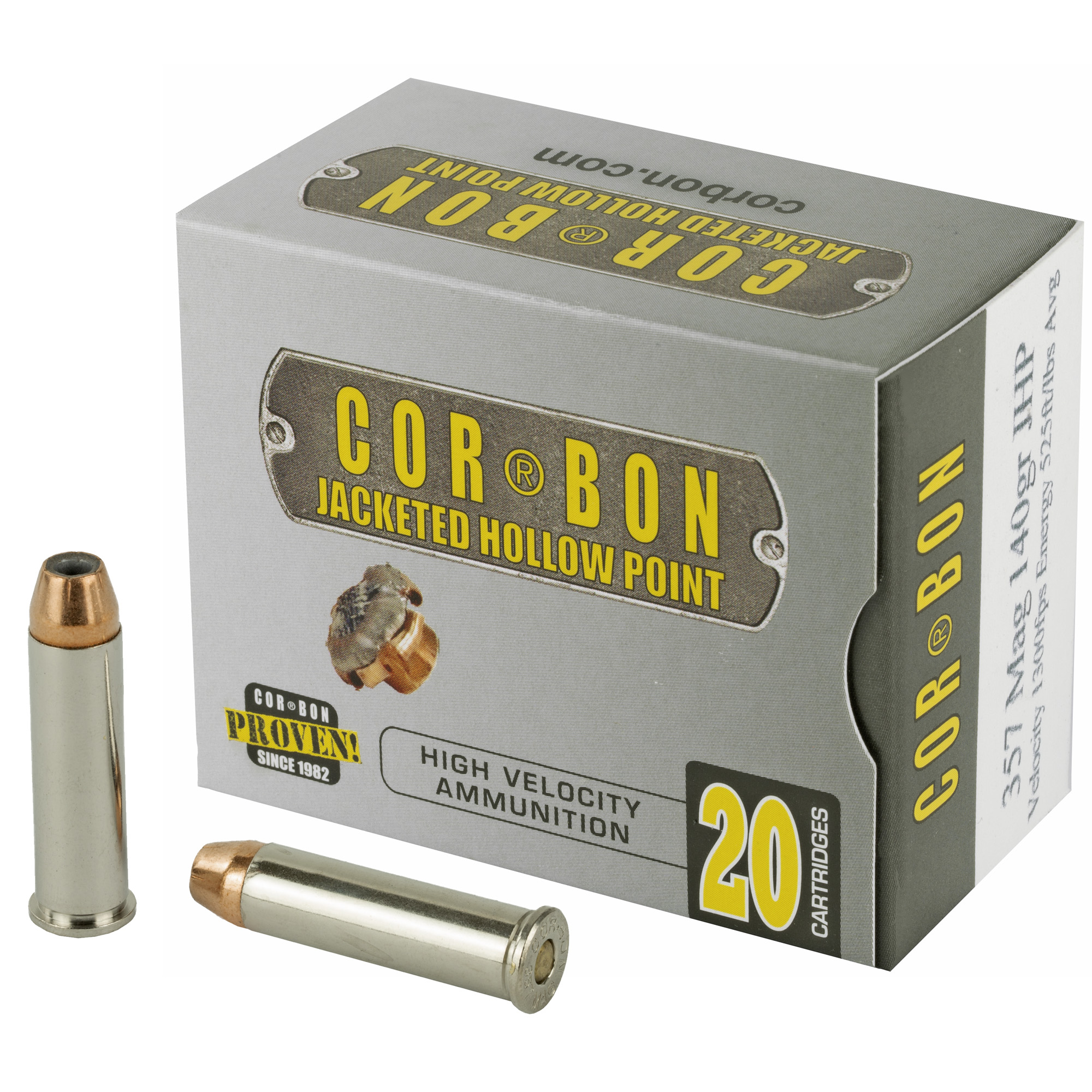 Corbon 357mag 140 Grain JHP 20/500 bulk ammo product image