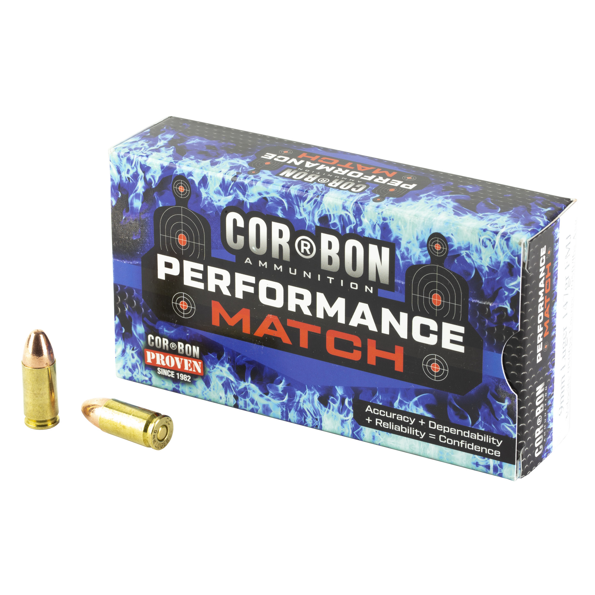 Corbon 9mm Luger 147 Grain FMJ 50/1250 bulk ammo product image