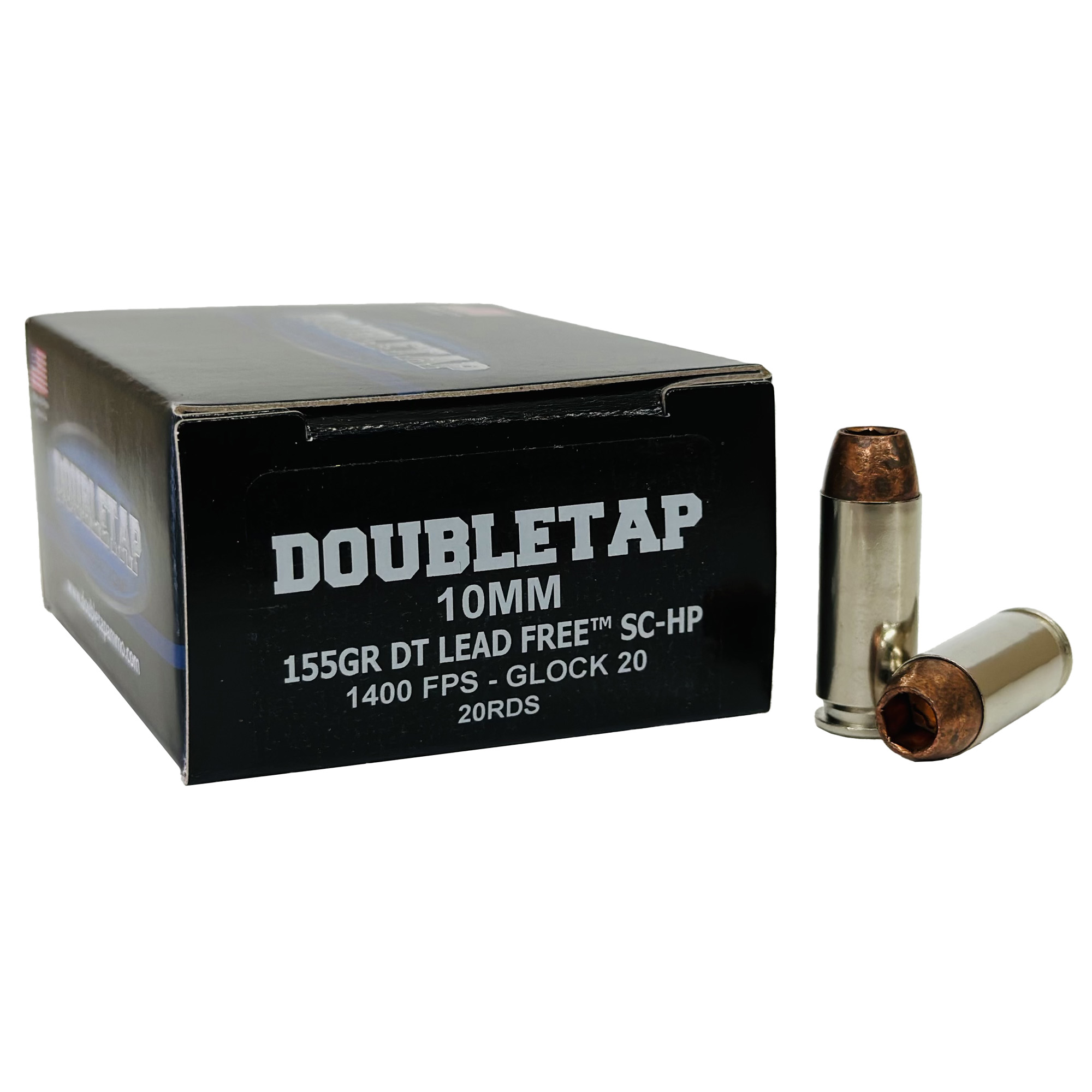 Dbltap 10mm 155 Grain Schp 20/1000 bulk ammo product image