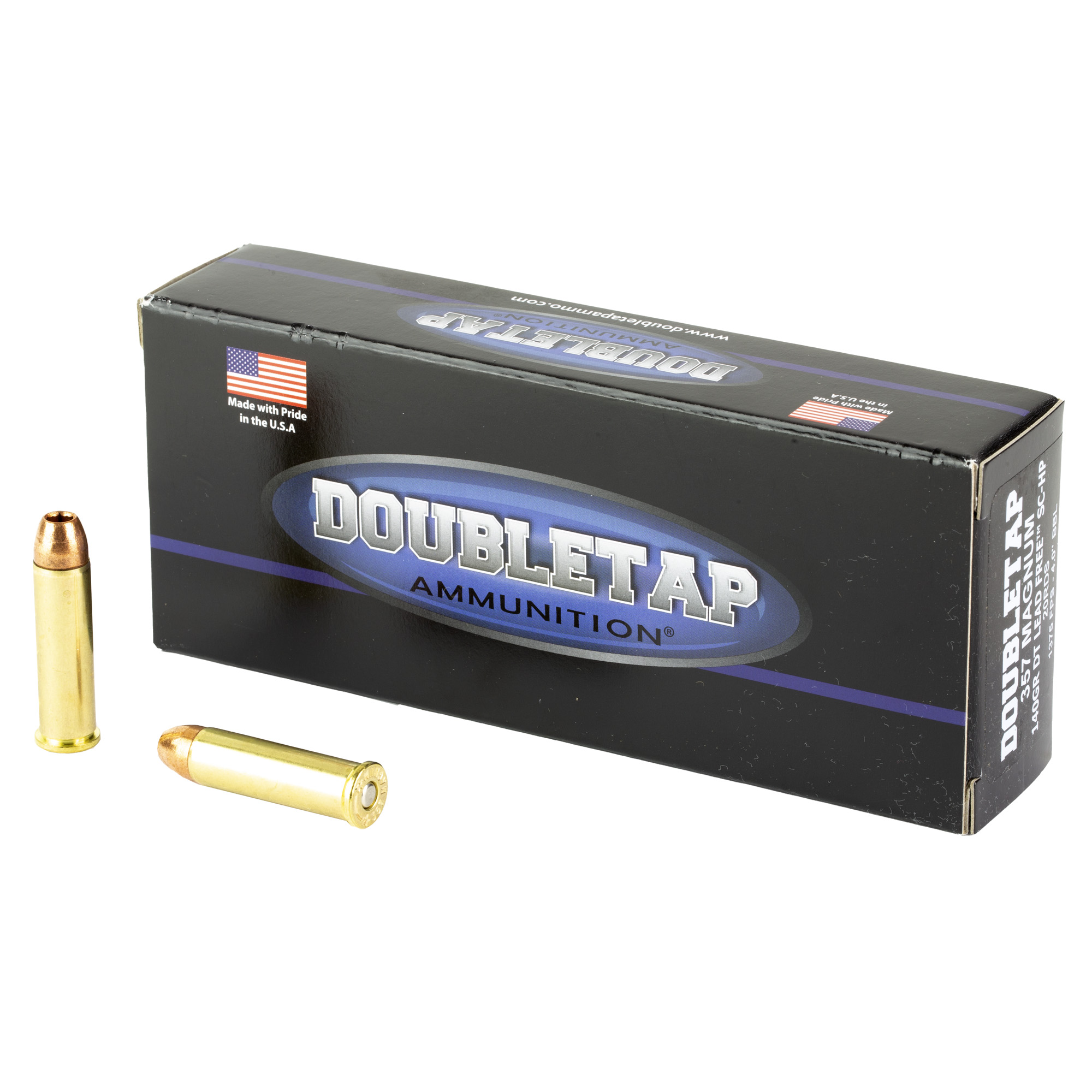 Dbltap 357 Mag 140 Grain LF HP 20/1000 bulk ammo product image
