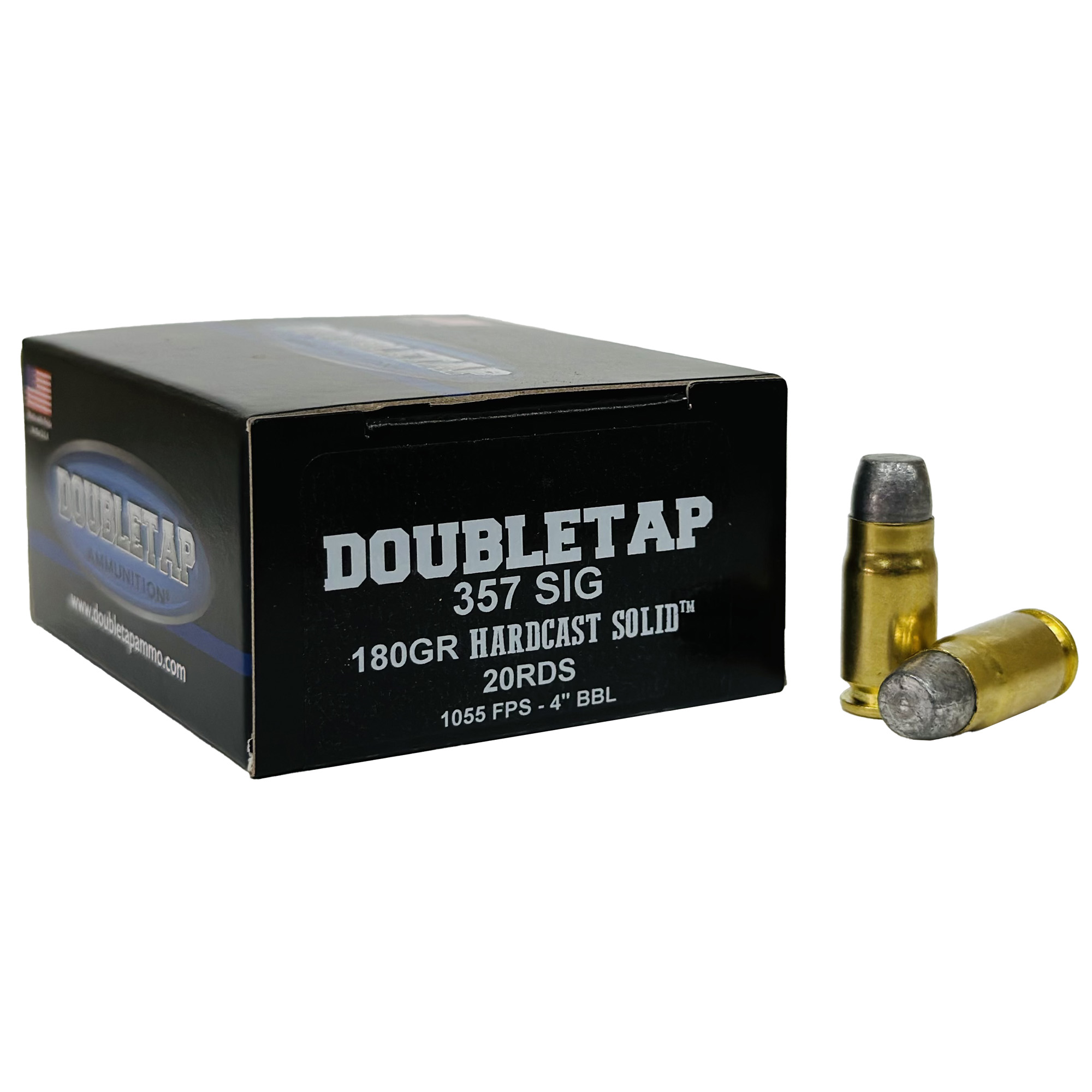 Dbltap 357sig 180 Grain Hardcast 20/1000 bulk ammo product image