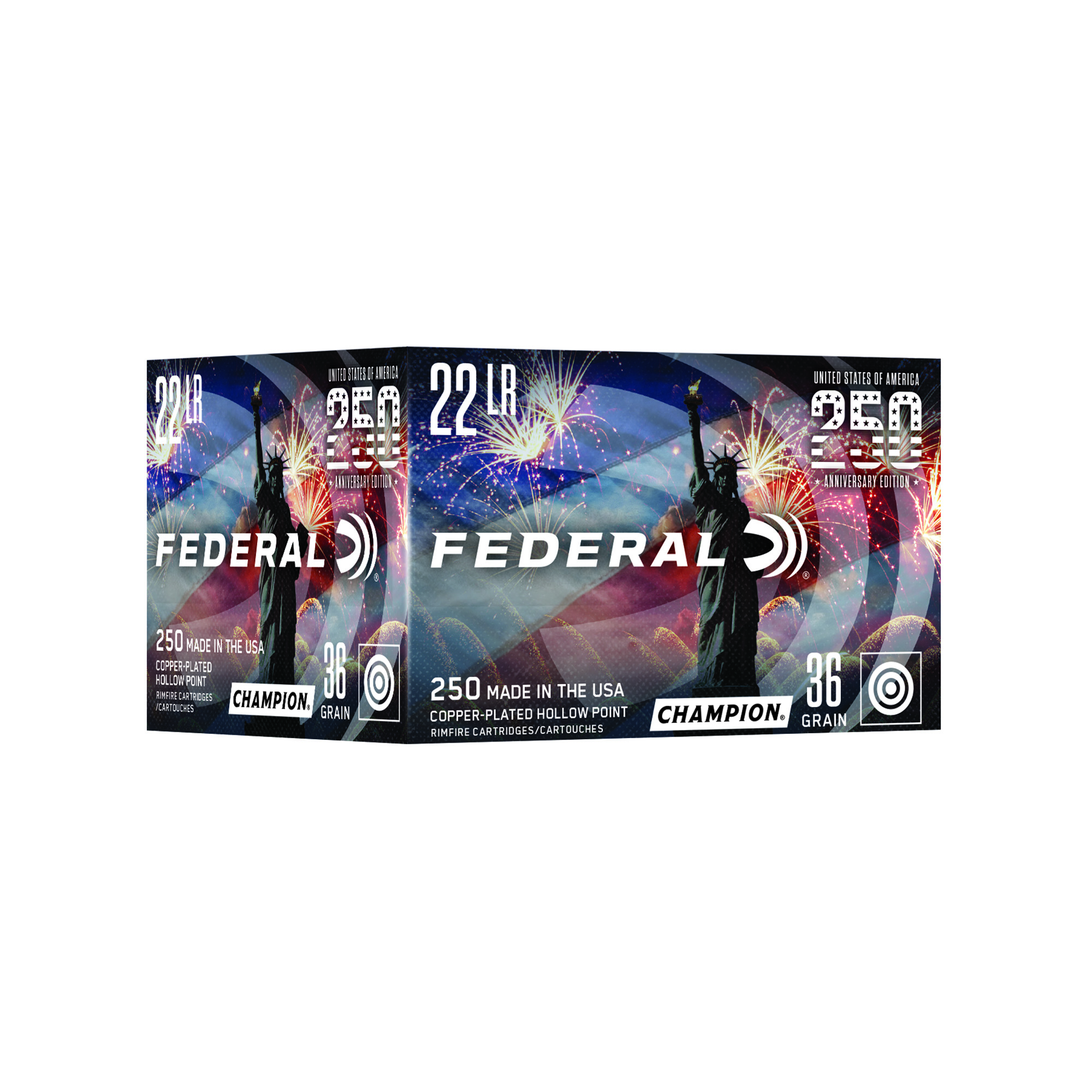 Federal 250th Anv Usa 22 LR 36 Grain Cphp bulk ammo product image